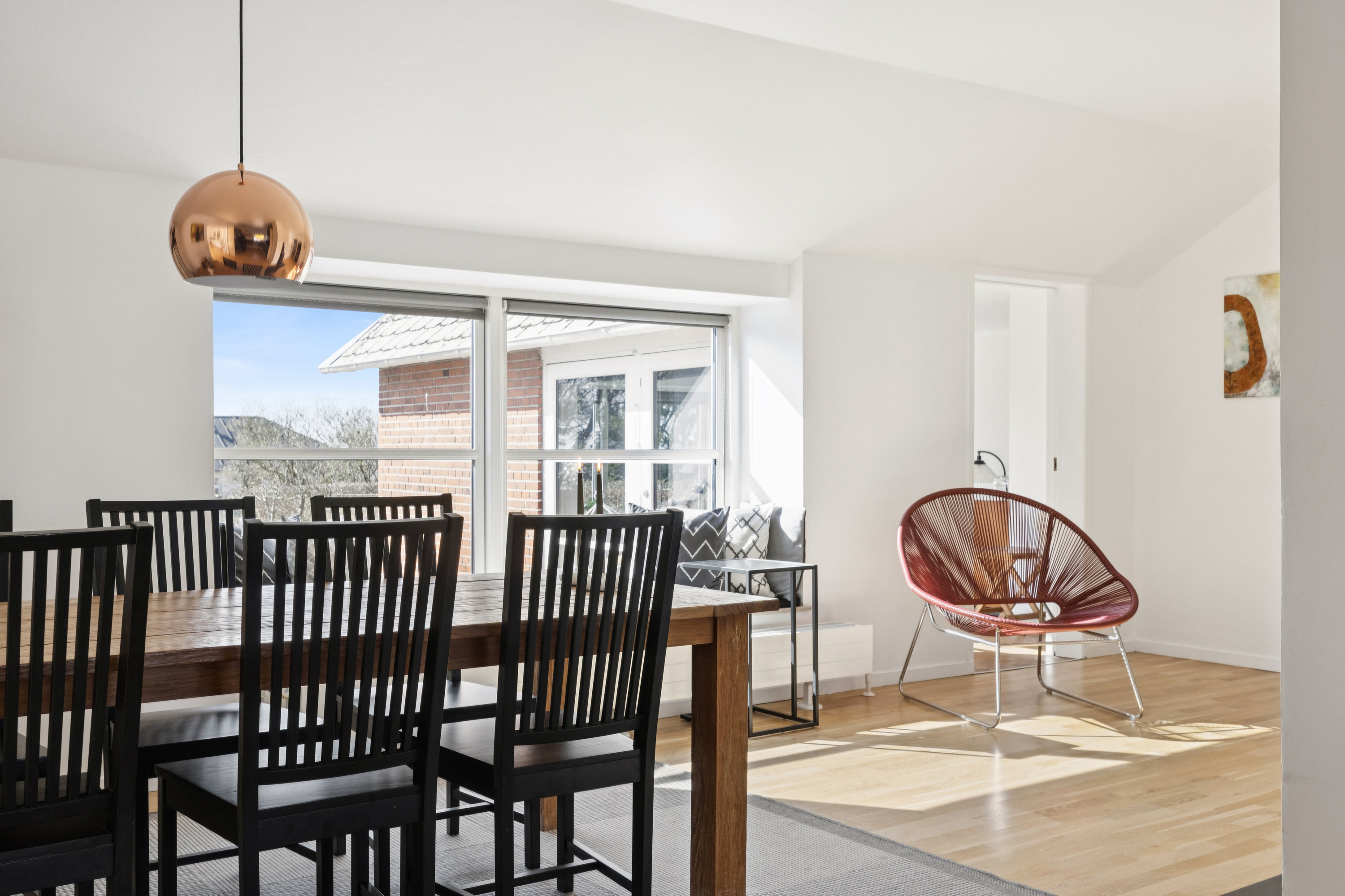 Fremhævet stue billede i fuldskærmstilstand. Billede af Blomstervænget 9, 5610 Assens