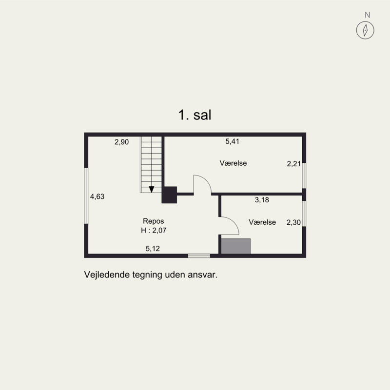 Plantegninger billede af Vester Mosevej 55, Husby, 6990 Ulfborg