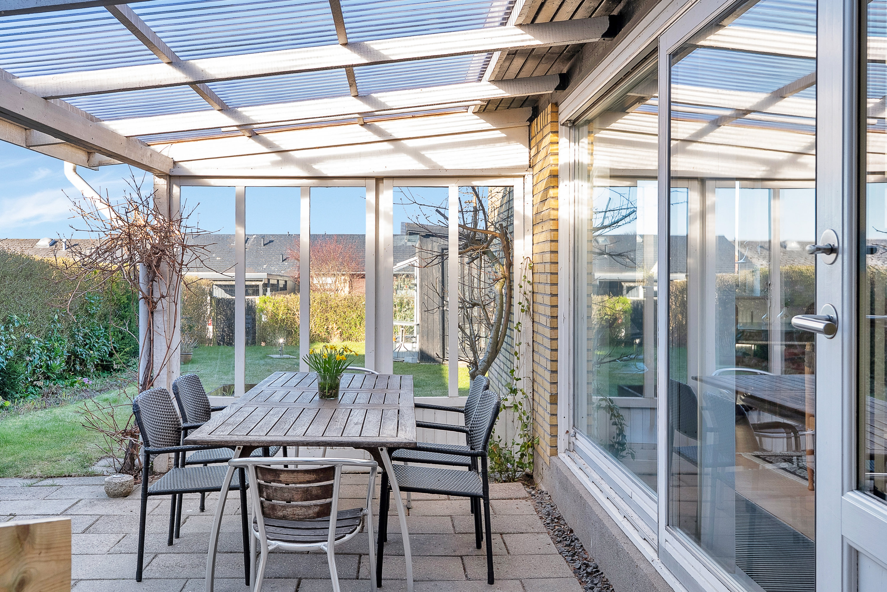Fremhævet terrasse billede i fuldskærmstilstand. Billede af Musvågevej 35, Snestrup, 5210 Odense NV