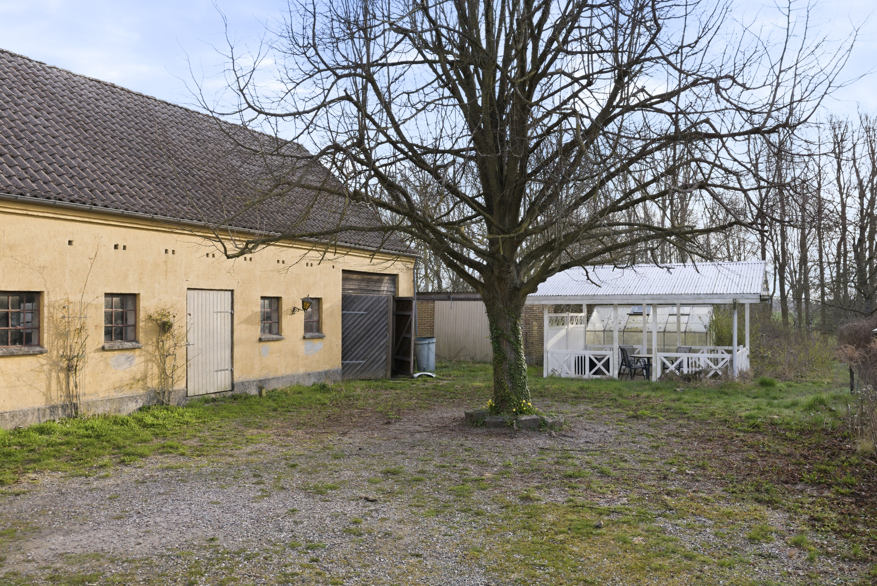 Fremhævet facade billede i fuldskærmstilstand. Billede af Bystævnet 26, Bederslev, 5450 Otterup