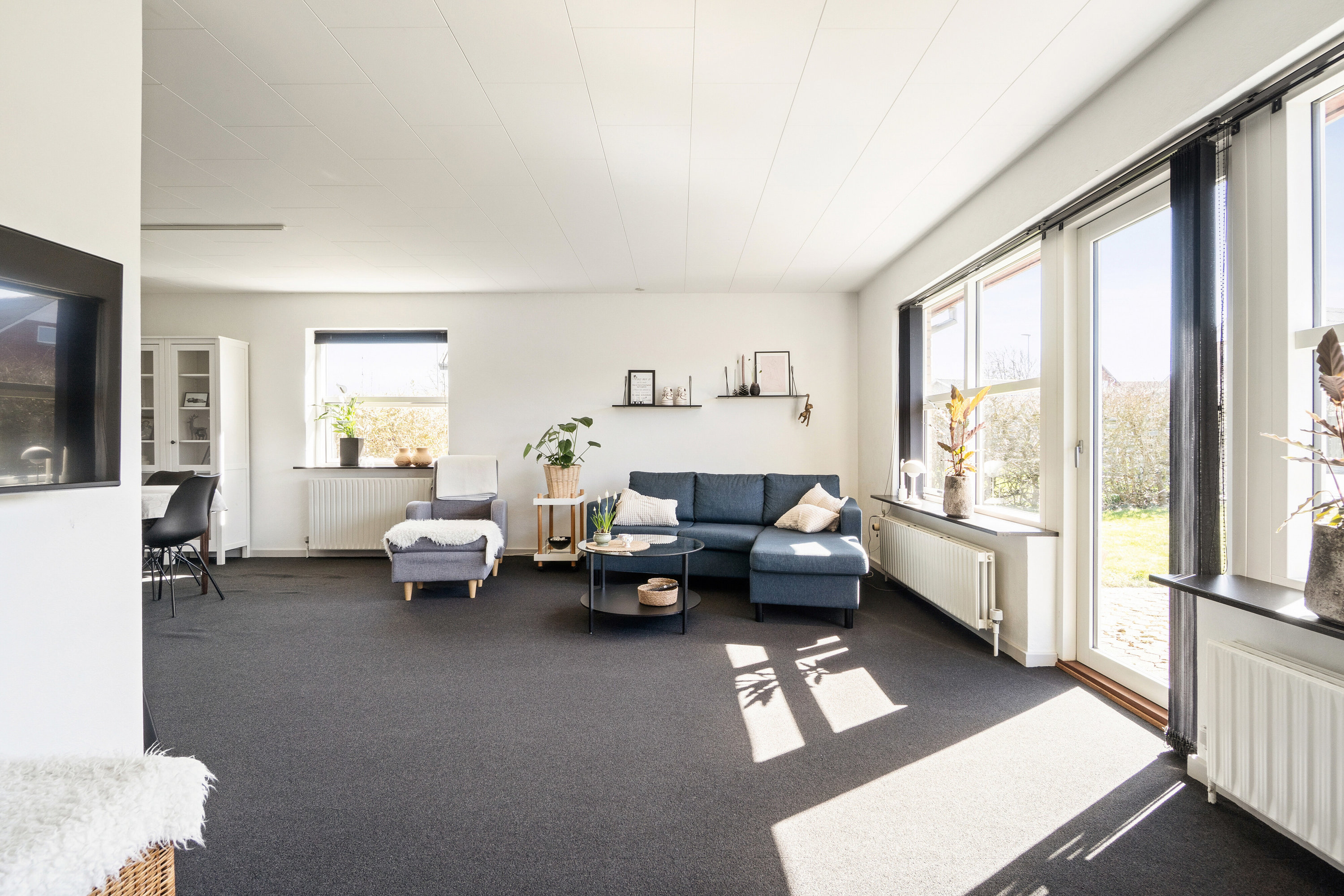 Fremhævet stue billede i fuldskærmstilstand. Billede af Østre Alle 21, 7760 Hurup Thy