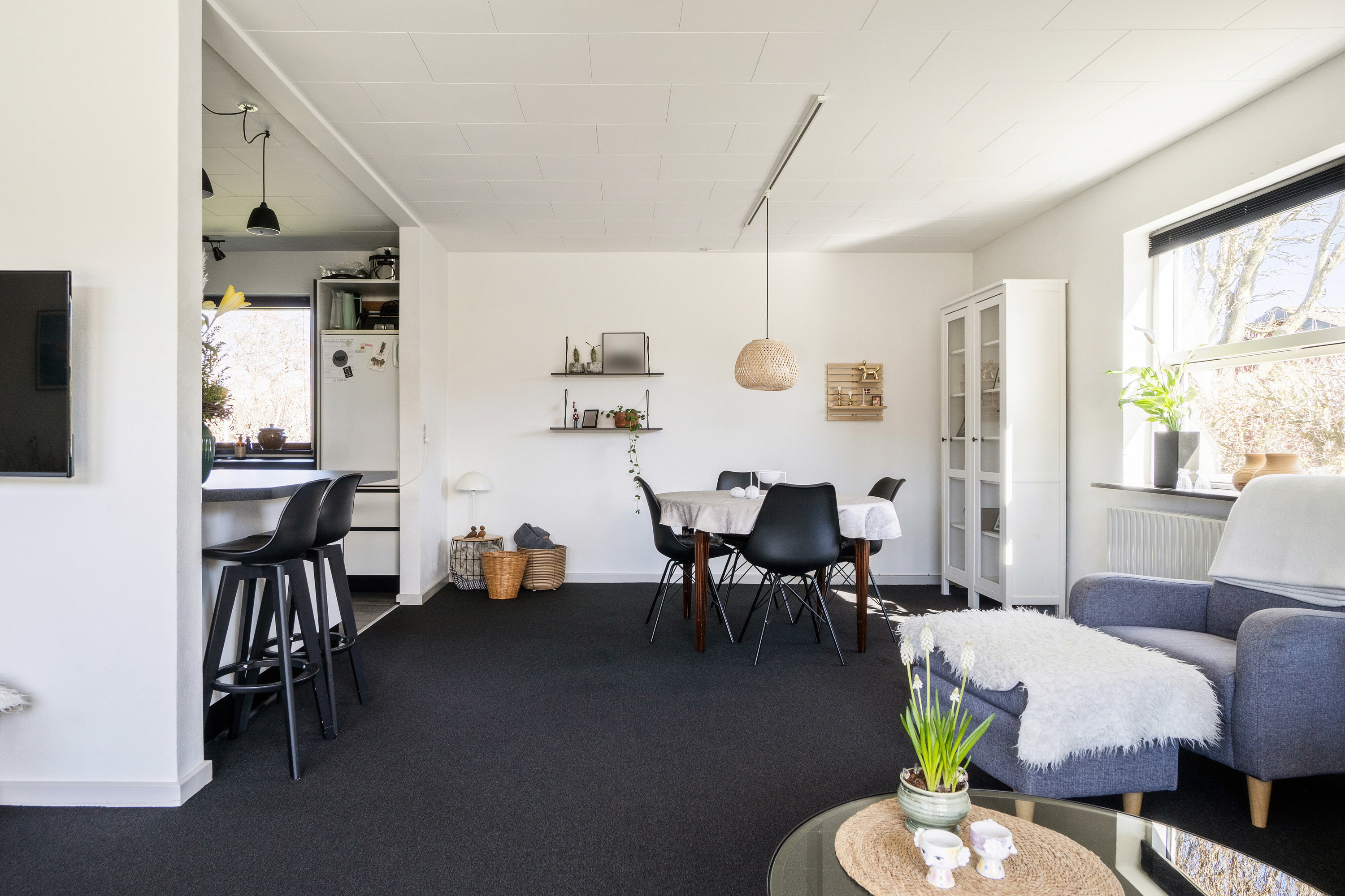 Fremhævet stue billede i fuldskærmstilstand. Billede af Østre Alle 21, 7760 Hurup Thy