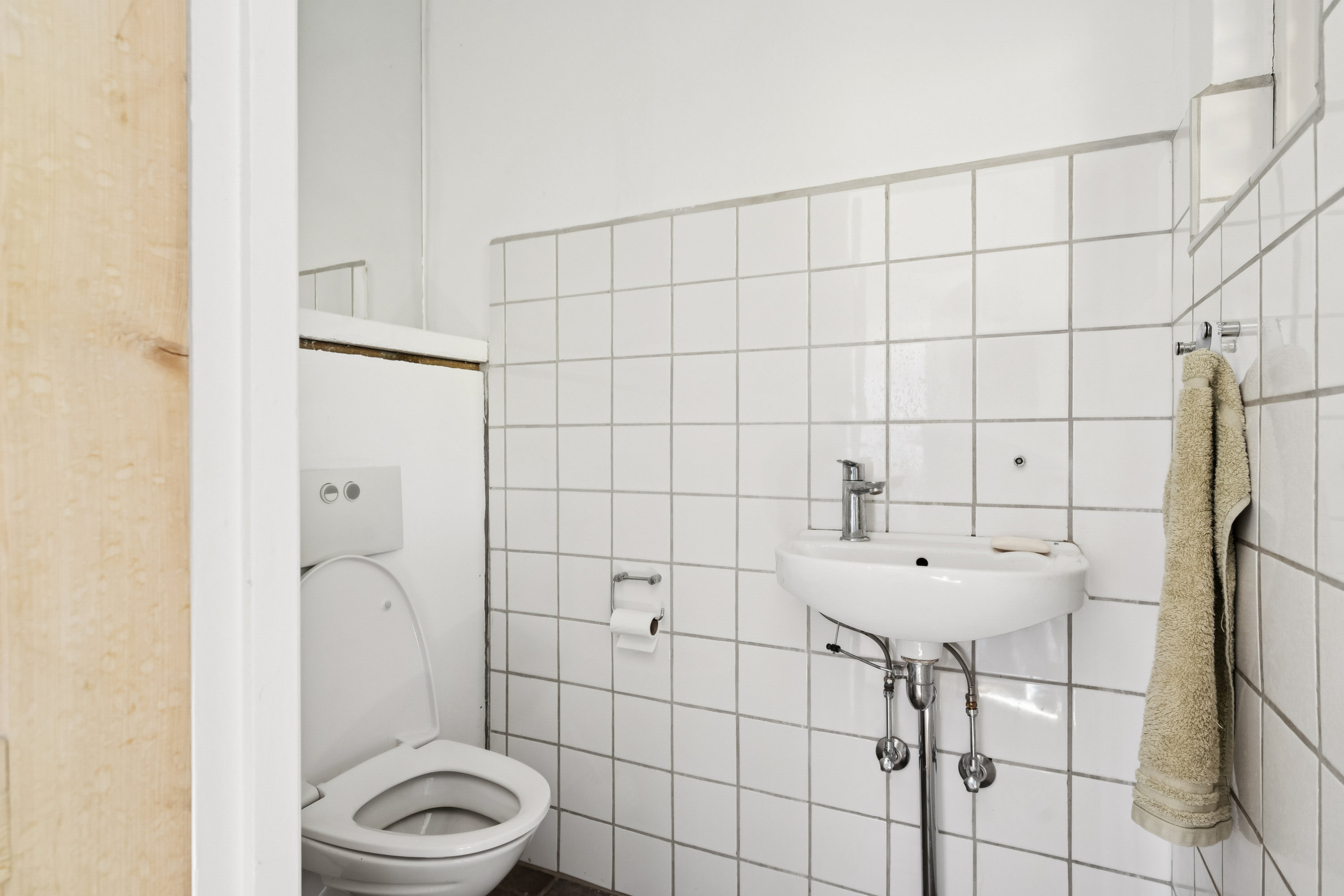 Fremhævet badeværelse billede i fuldskærmstilstand. Billede af Mansasvej 22, 2500 Valby