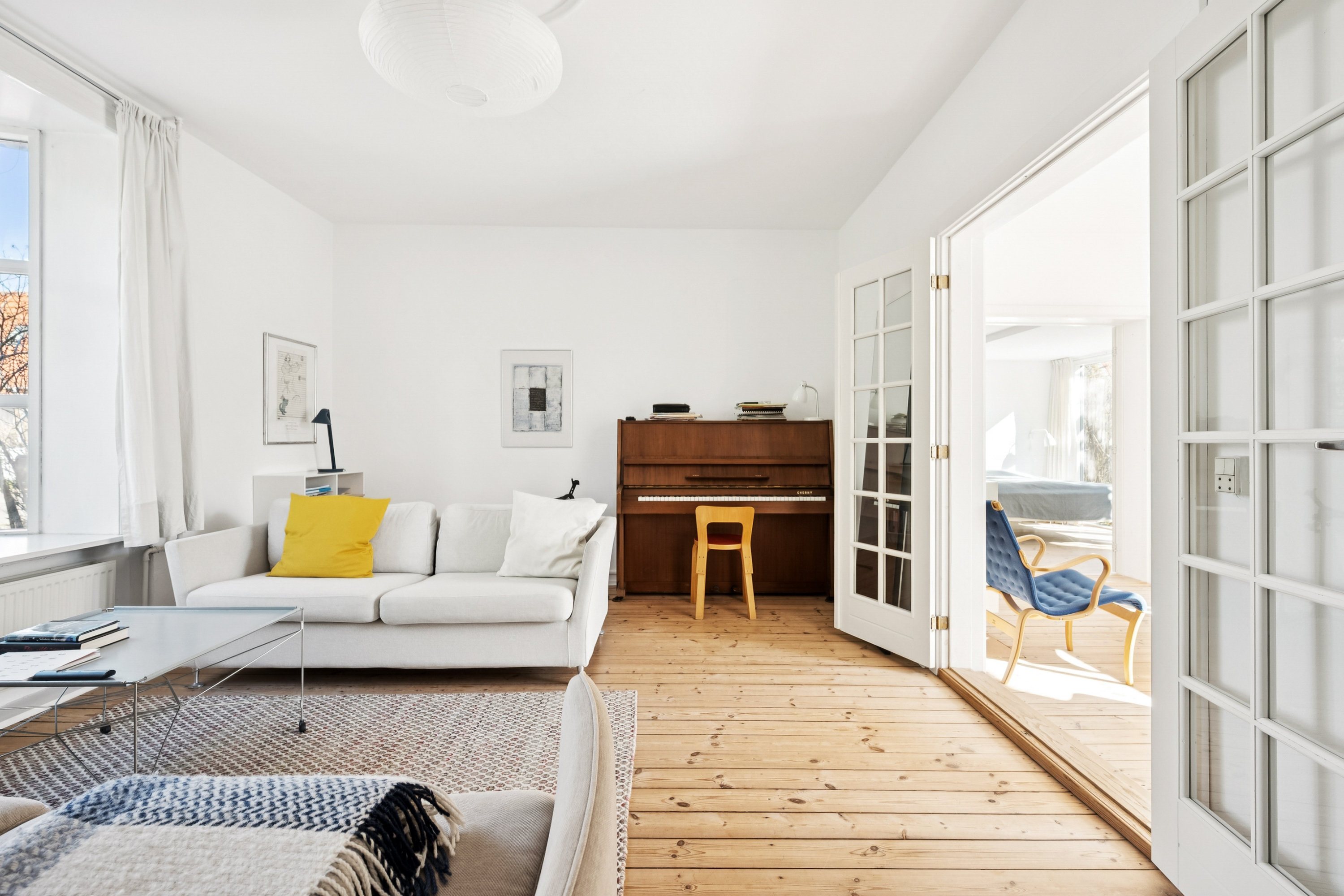 Fremhævet stue billede i fuldskærmstilstand. Billede af Mansasvej 22, 2500 Valby