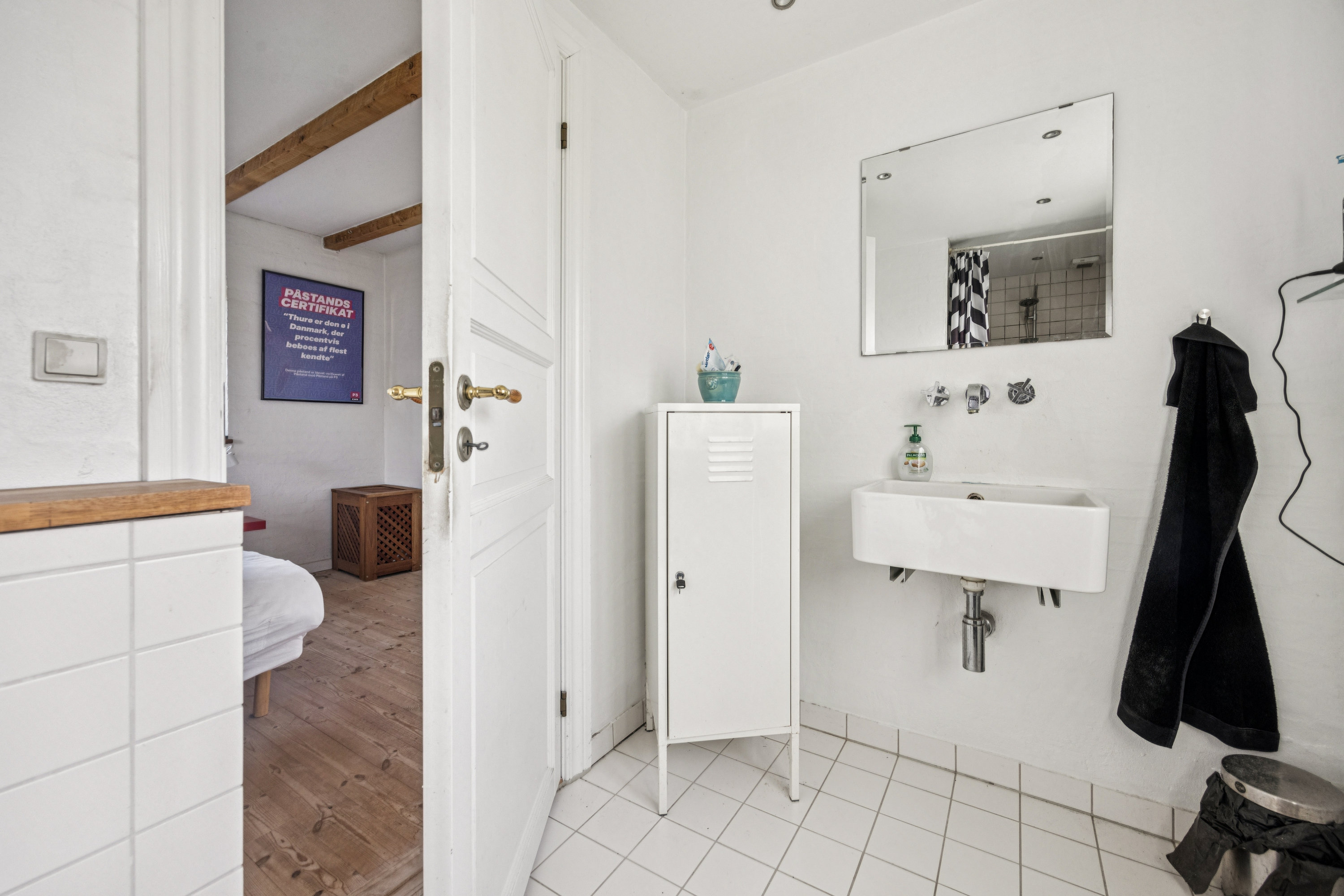 Fremhævet badeværelse billede i fuldskærmstilstand. Billede af Smalby 5, Langholt, 9310 Vodskov