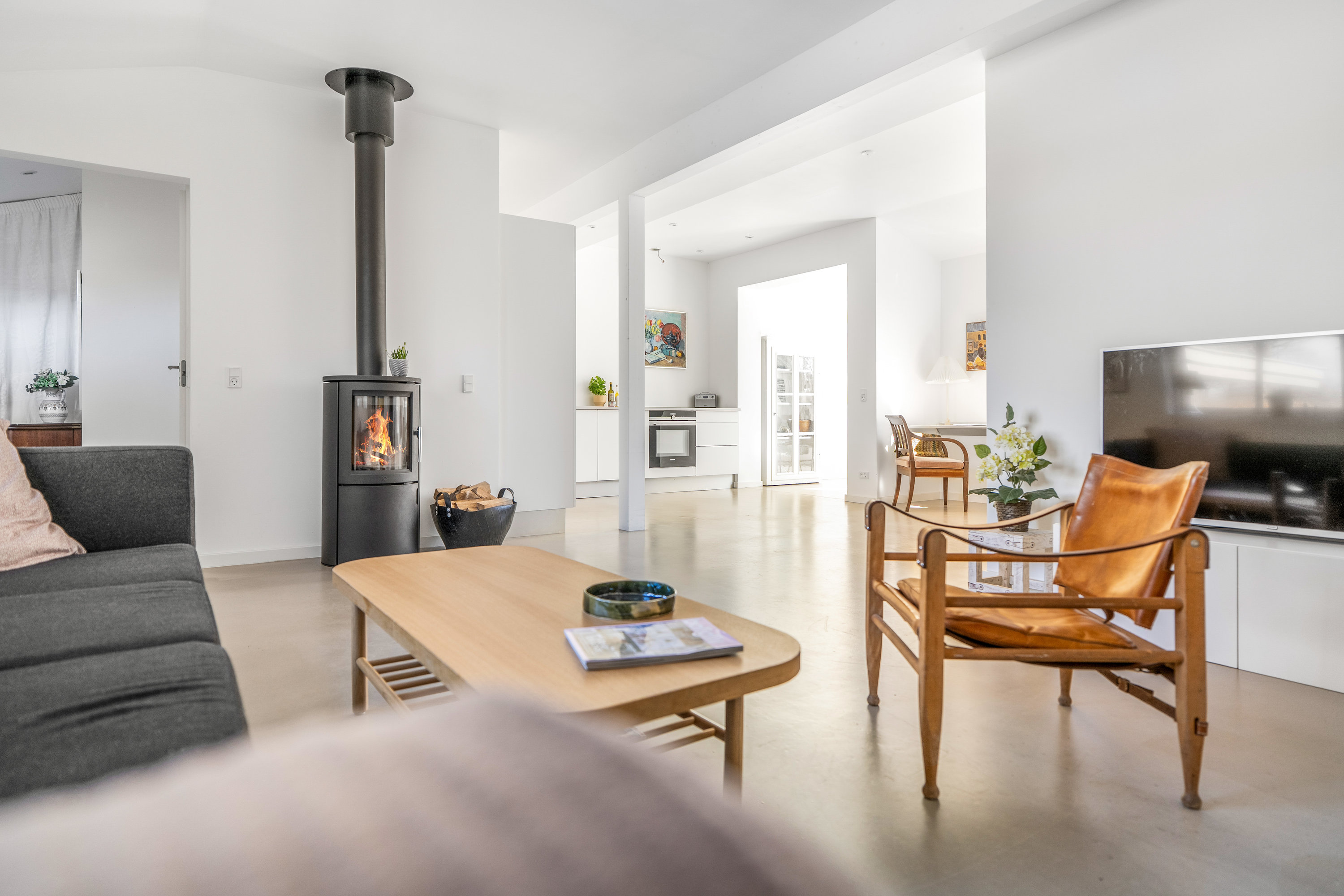 Fremhævet stue billede i fuldskærmstilstand. Billede af Maltevang 27, 3400 Hillerød