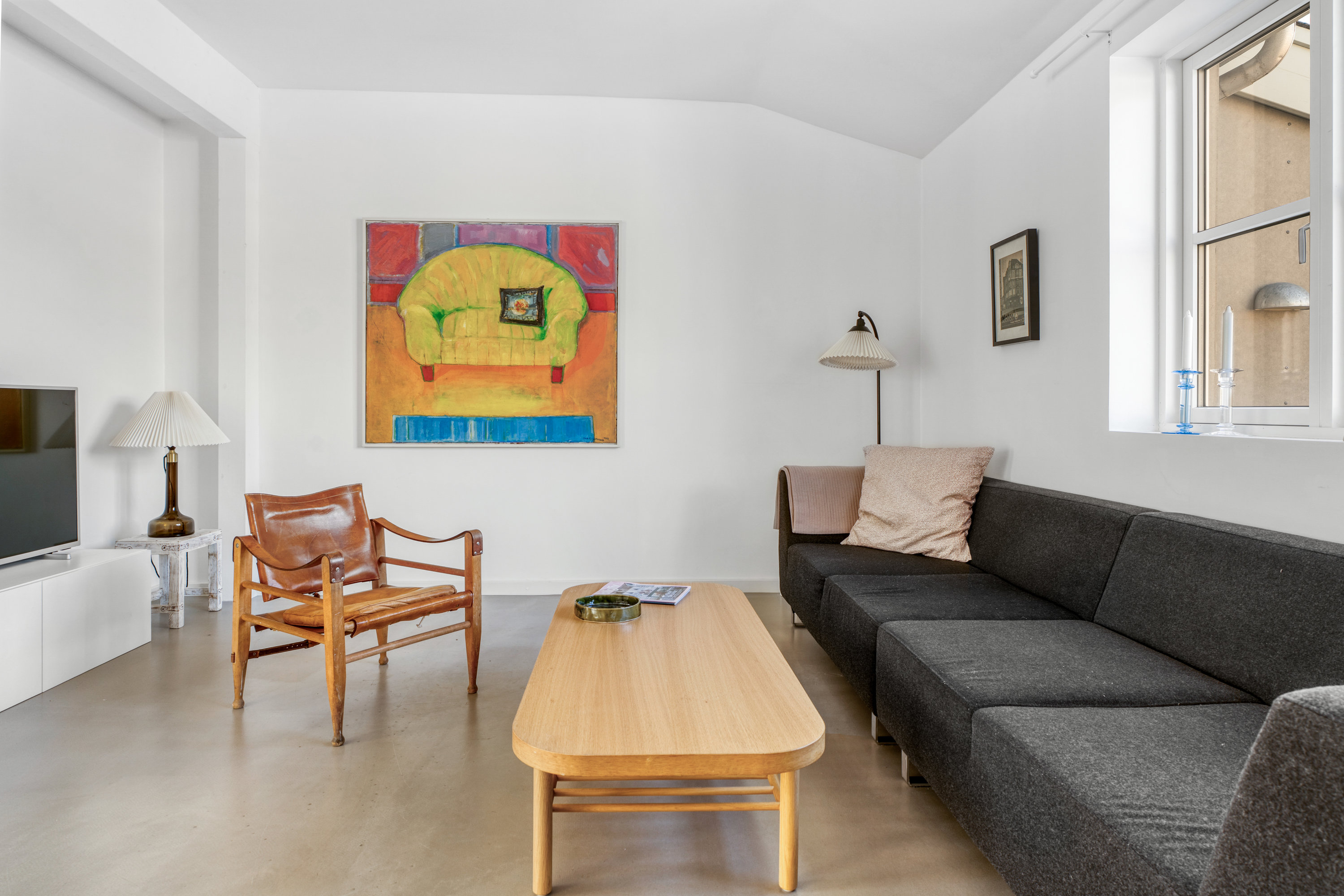 Fremhævet stue billede i fuldskærmstilstand. Billede af Maltevang 27, 3400 Hillerød