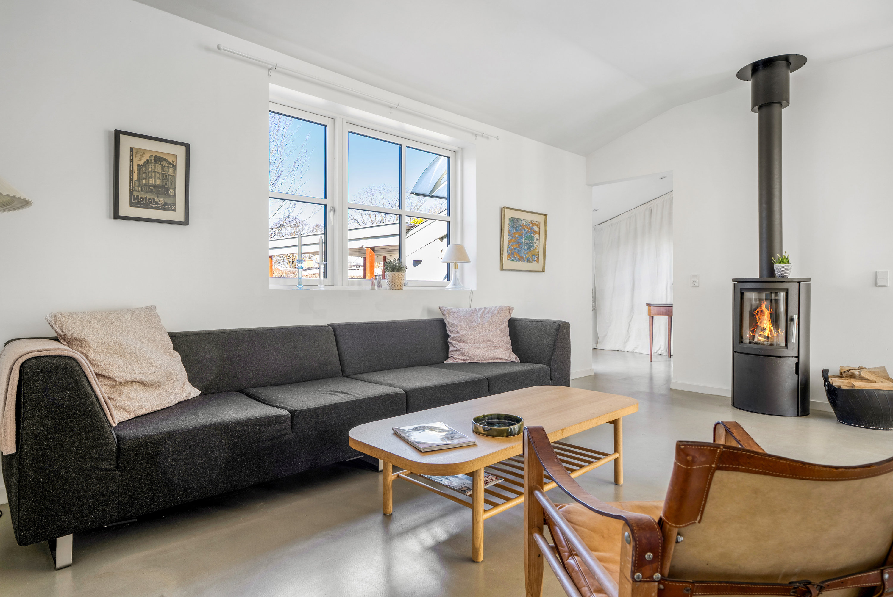 Fremhævet stue billede i fuldskærmstilstand. Billede af Maltevang 27, 3400 Hillerød