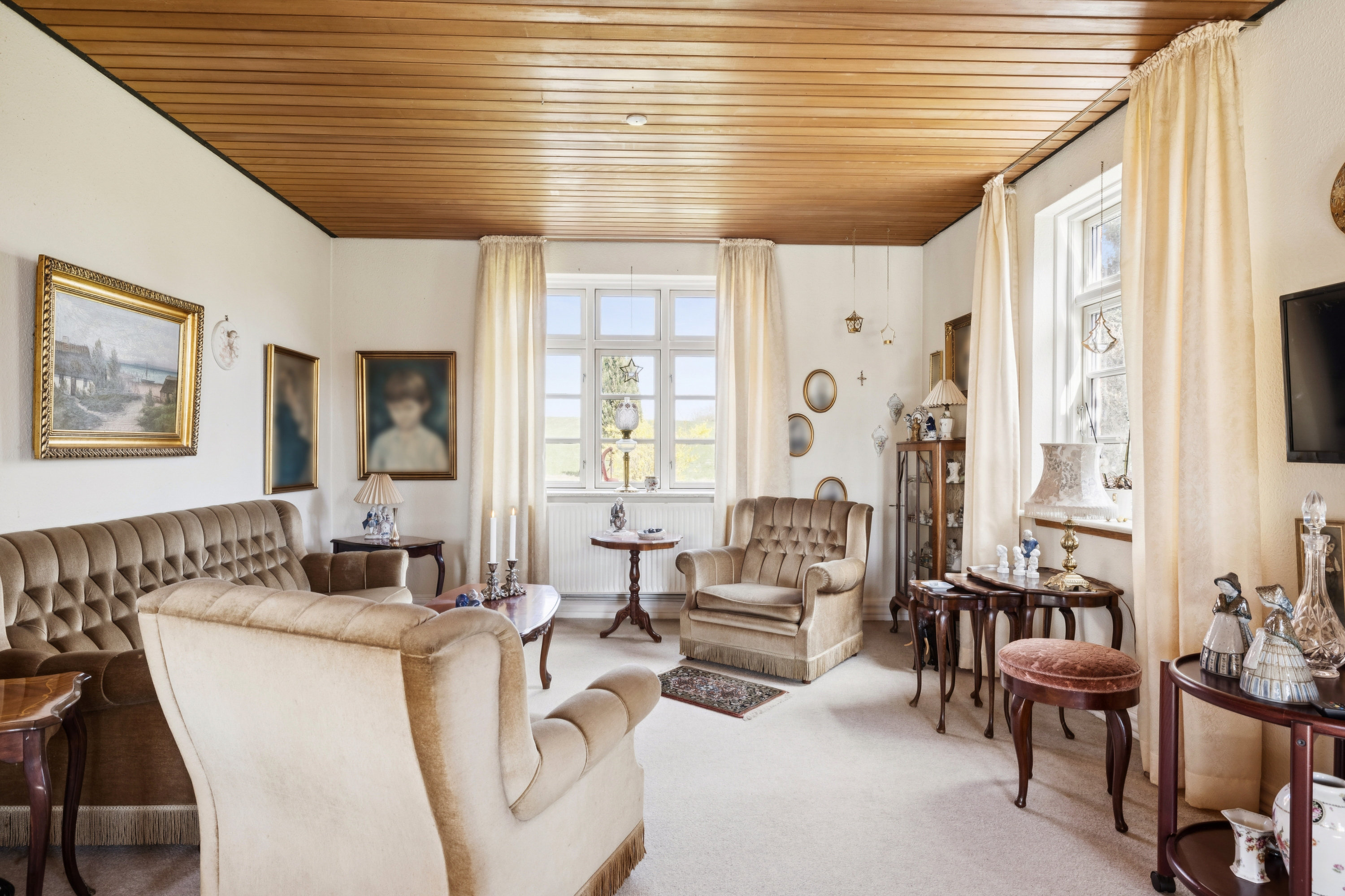 Fremhævet stue billede i fuldskærmstilstand. Billede af Kvolsvej 12, 8831 Løgstrup