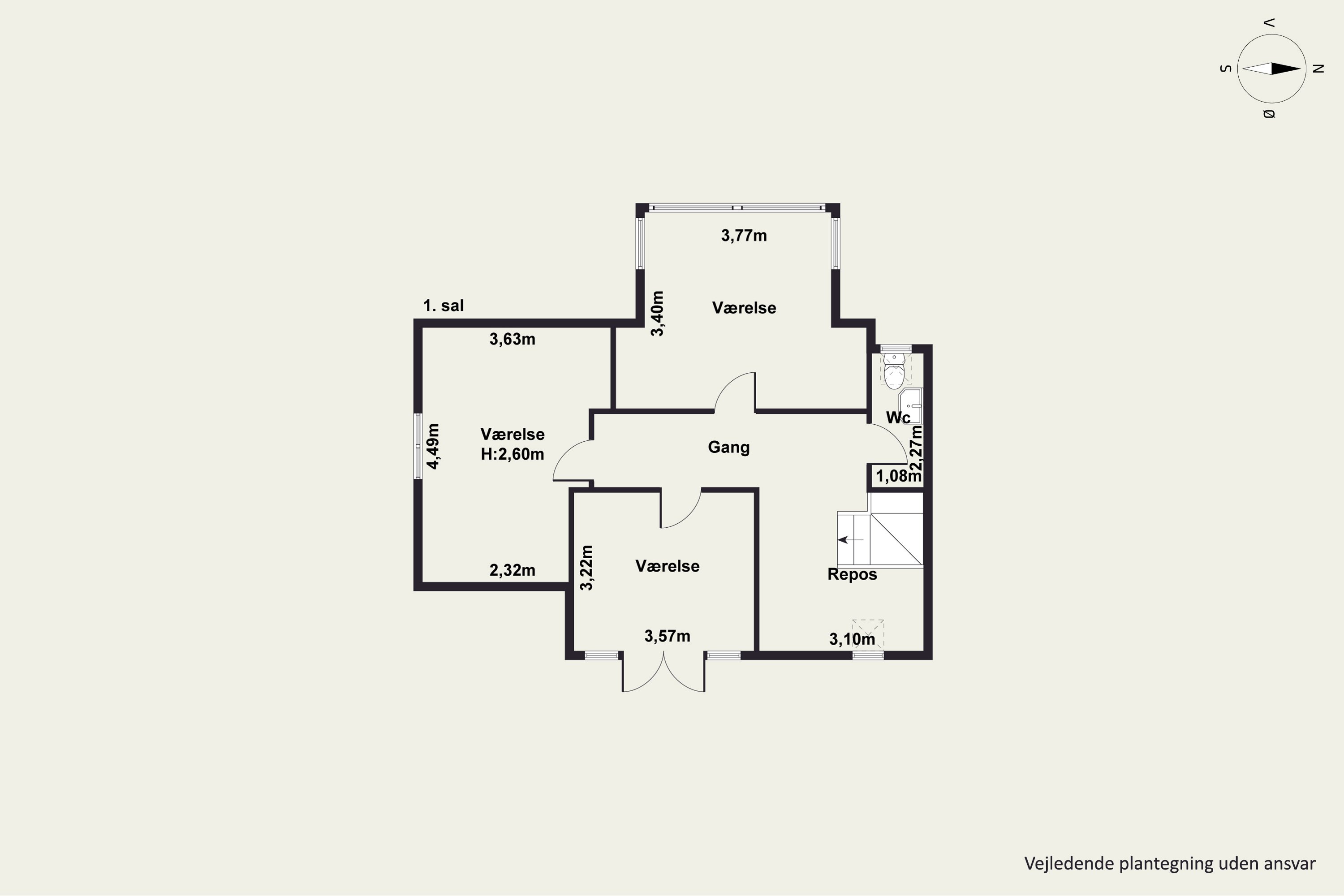 Plantegninger billede af Vingevej 10, Ørum, 8830 Tjele