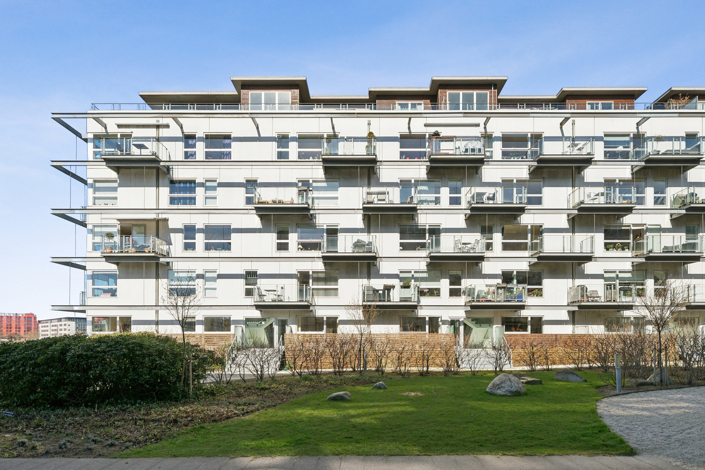 Fremhævet facade billede i fuldskærmstilstand. Billede af Teglholm Tværvej 27, st.. th., 2450 København SV