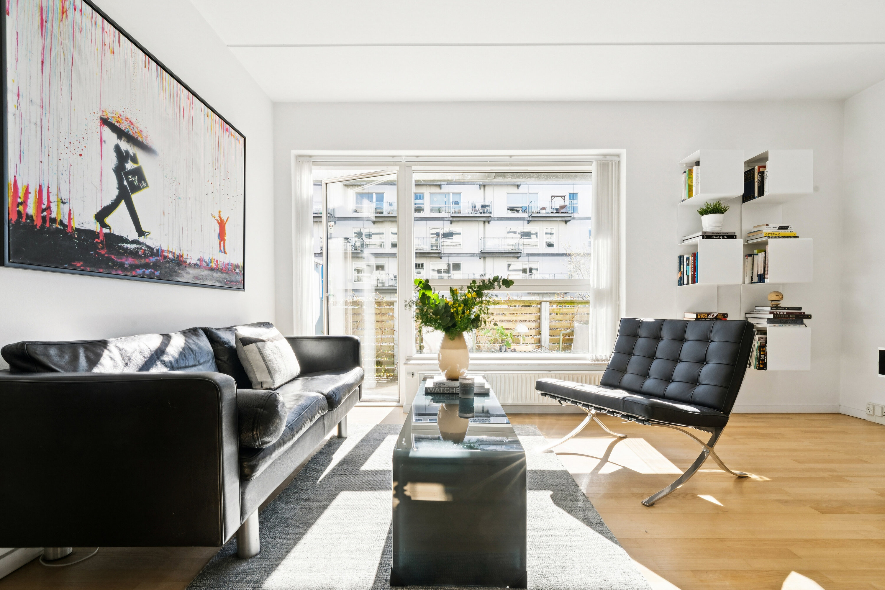 Fremhævet stue billede i fuldskærmstilstand. Billede af Teglholm Tværvej 27, st.. th., 2450 København SV