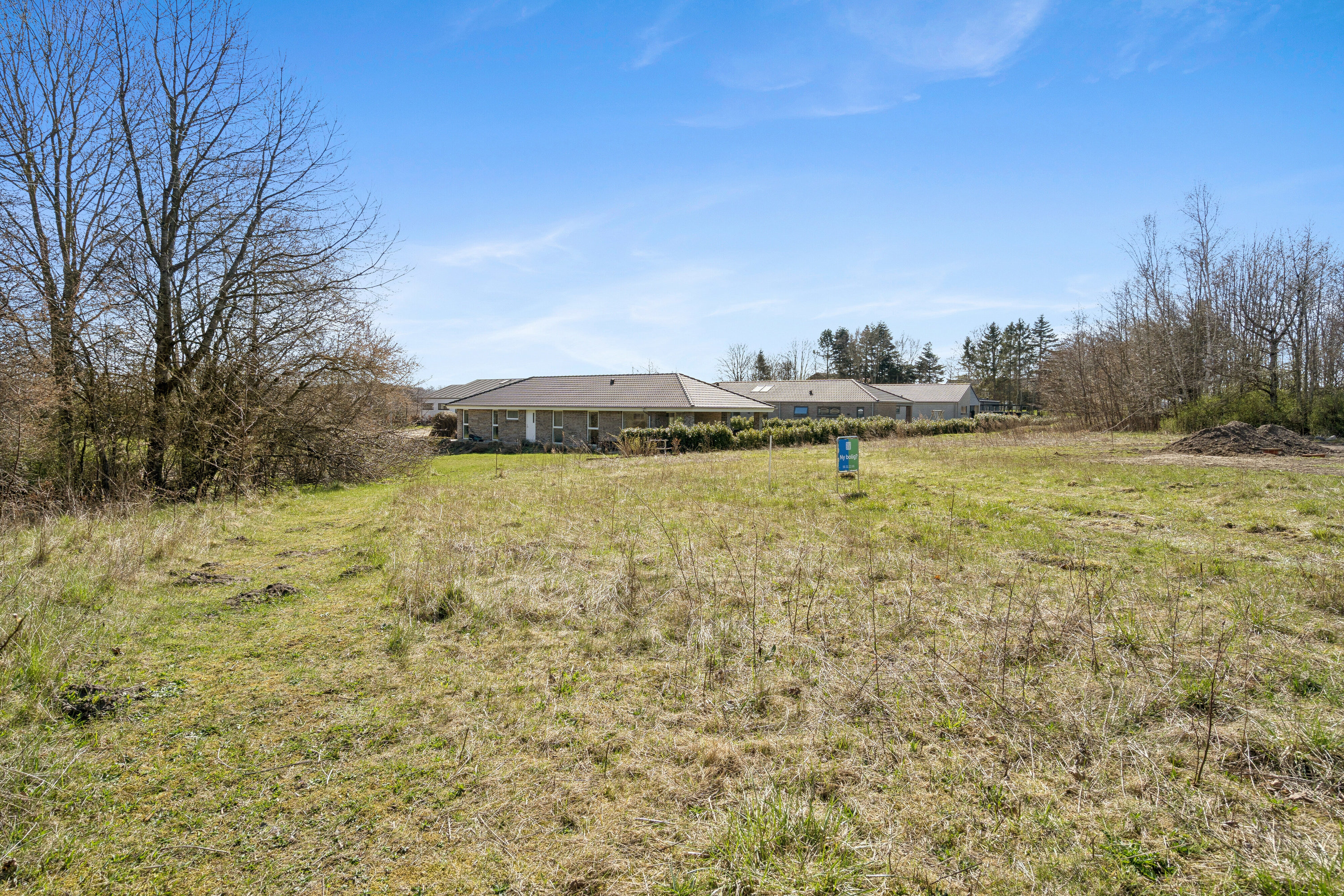 Fremhævet set fra haven billede i fuldskærmstilstand. Billede af Engen 5, 4690 Haslev