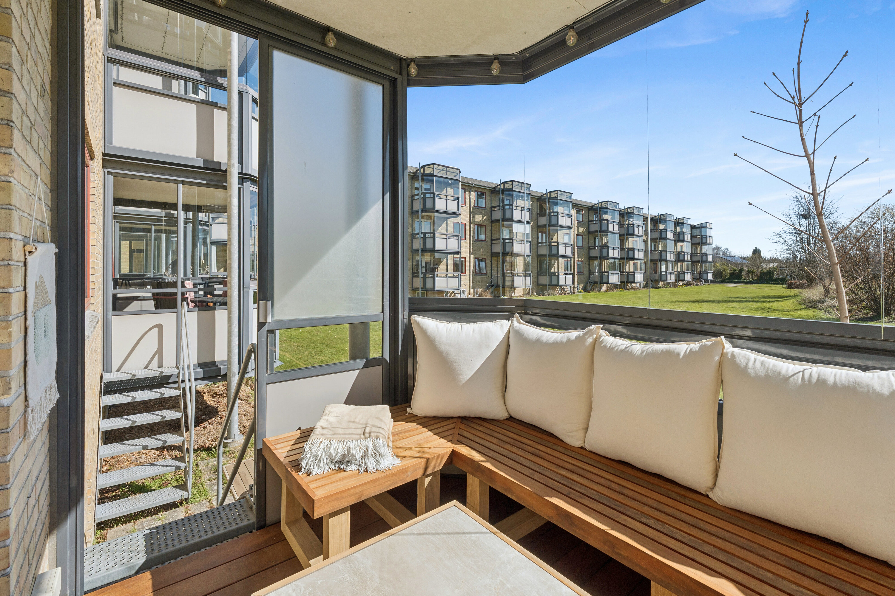 Fremhævet altan billede i fuldskærmstilstand. Billede af Roskildevænget 18, st.. th., 4000 Roskilde