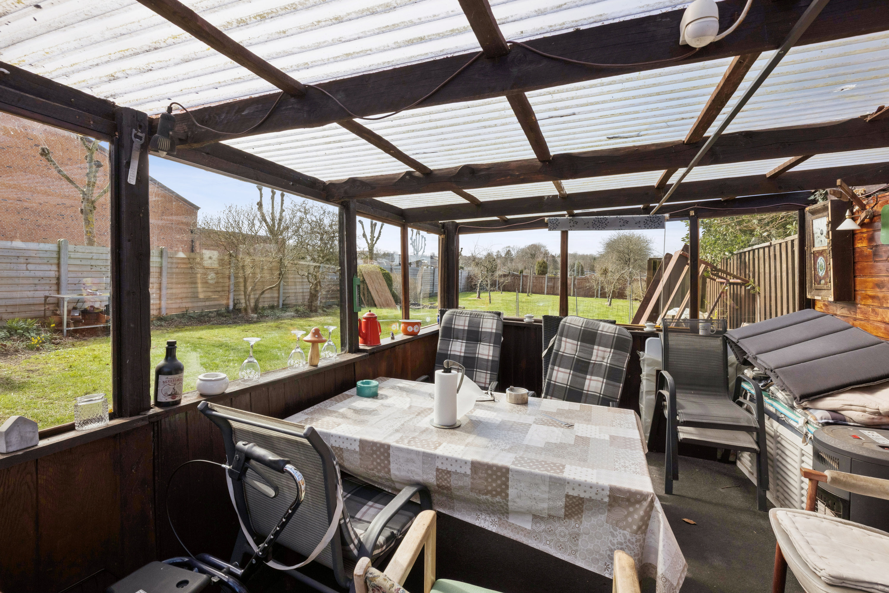 Fremhævet terrasse billede i fuldskærmstilstand. Billede af Søndergade 32, 7850 Stoholm Jyll