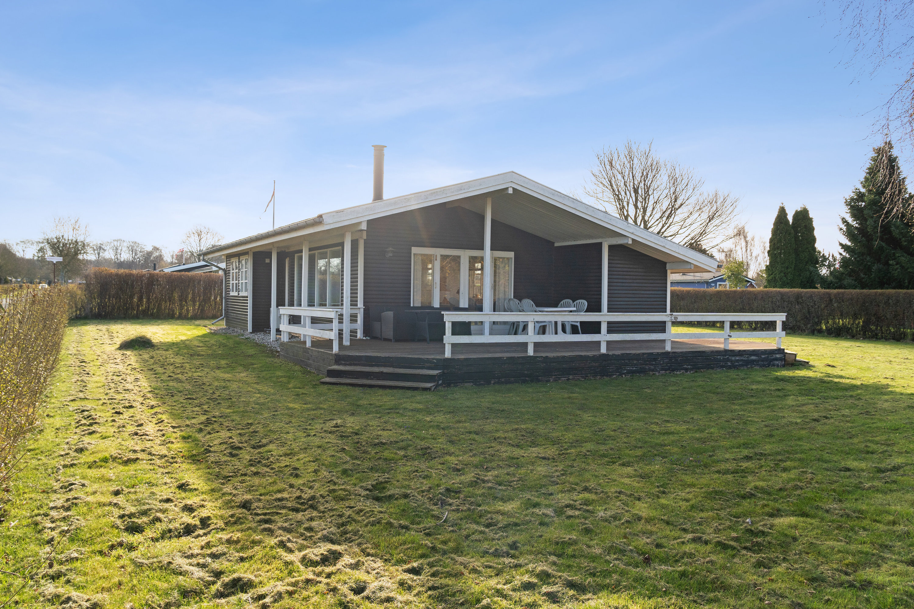 Fremhævet set fra haven billede i fuldskærmstilstand. Billede af Hybenrosevej 2, Tåsinge, 5700 Svendborg