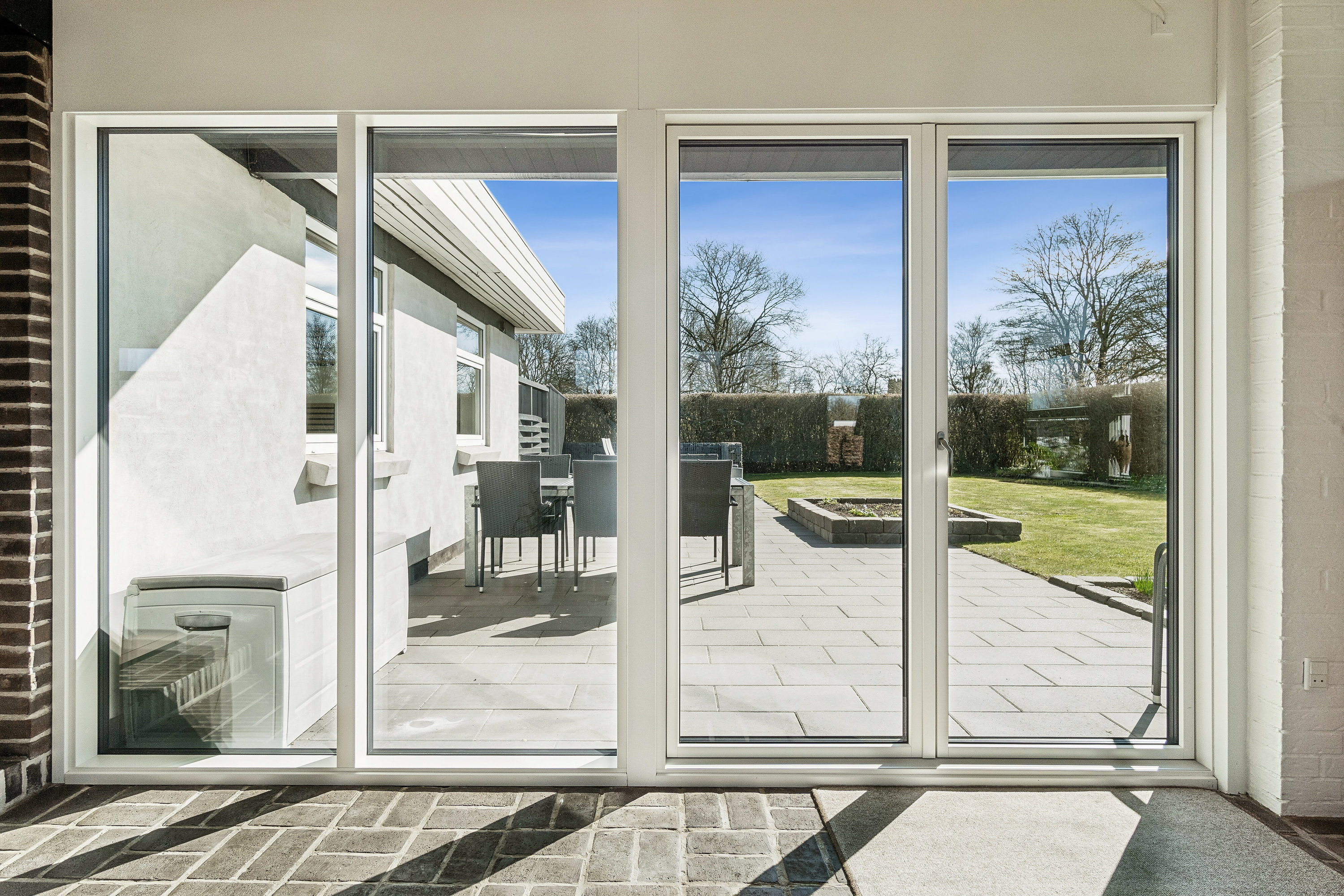 Fremhævet terrasse billede i fuldskærmstilstand. Billede af Damvænget 22, 8310 Tranbjerg J