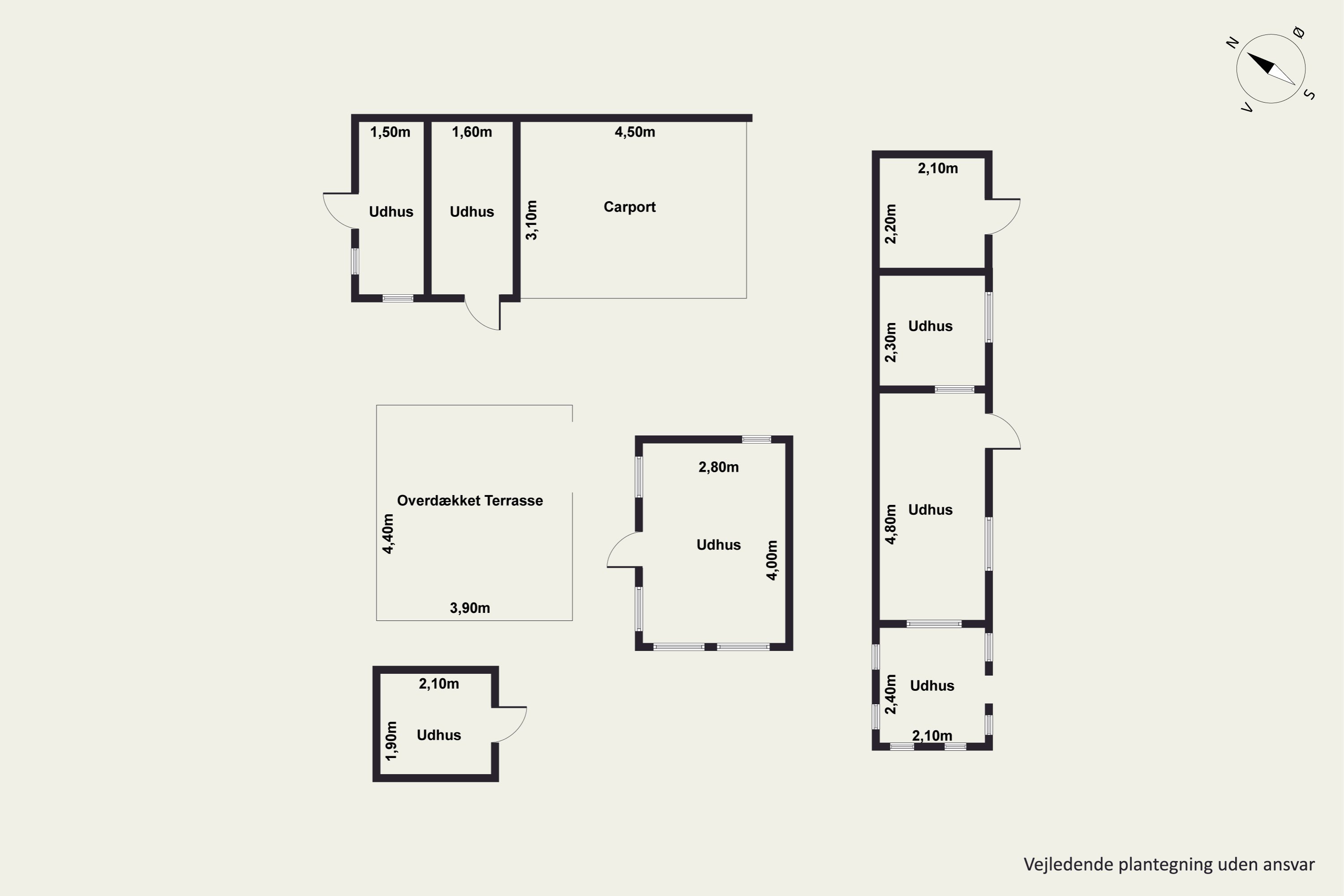 Plantegninger billede af Tømmerupvej 33, Ulkestrup, 4440 Mørkøv
