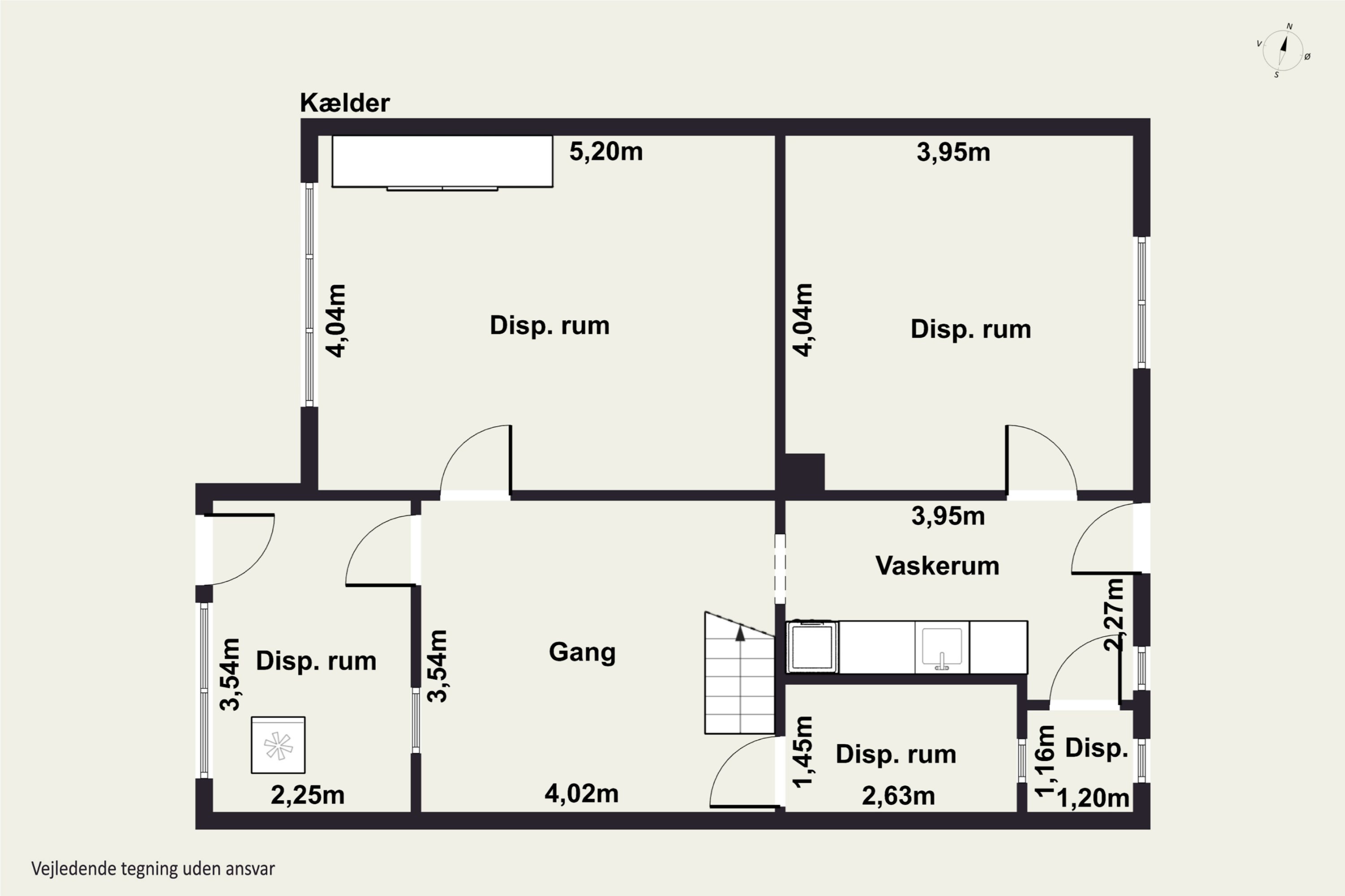 Plantegninger billede af Eriksvej 4, 2600 Glostrup