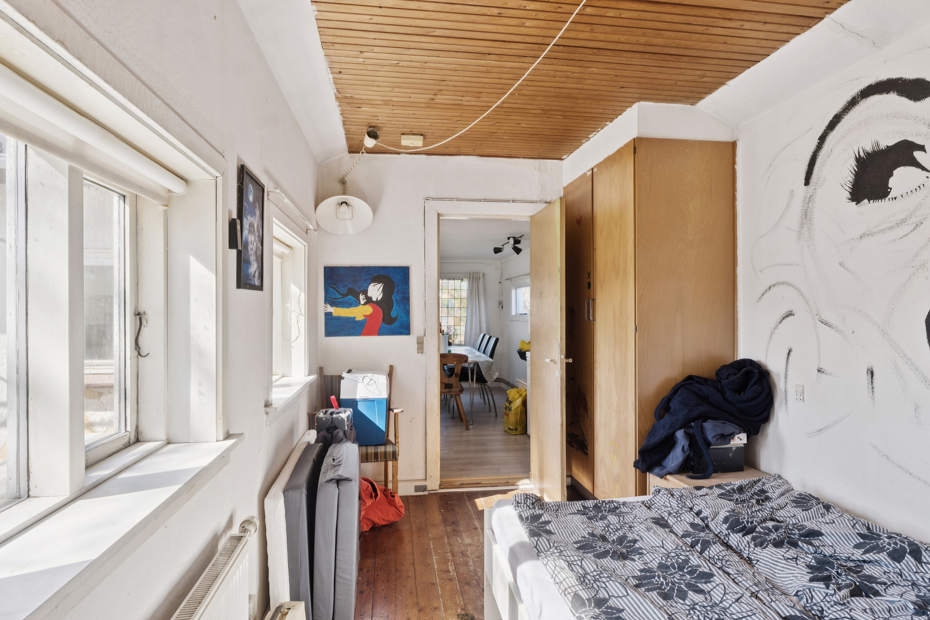 Fremhævet soveværelse billede i fuldskærmstilstand. Billede af Ellevej 80, Enghaven, 3300 Frederiksværk