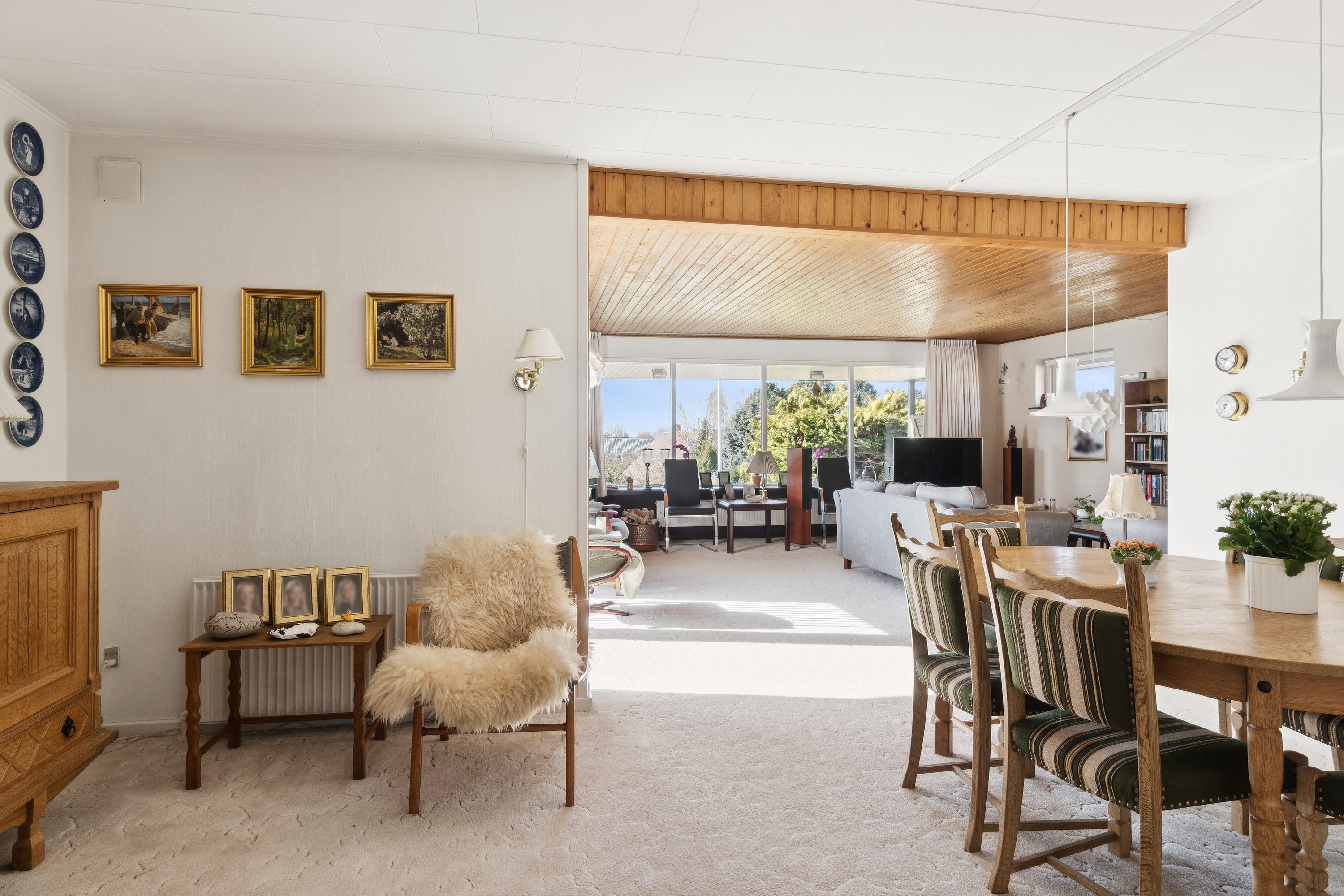 Fremhævet spisestue billede i fuldskærmstilstand. Billede af Granlyvænget 8, 4400 Kalundborg