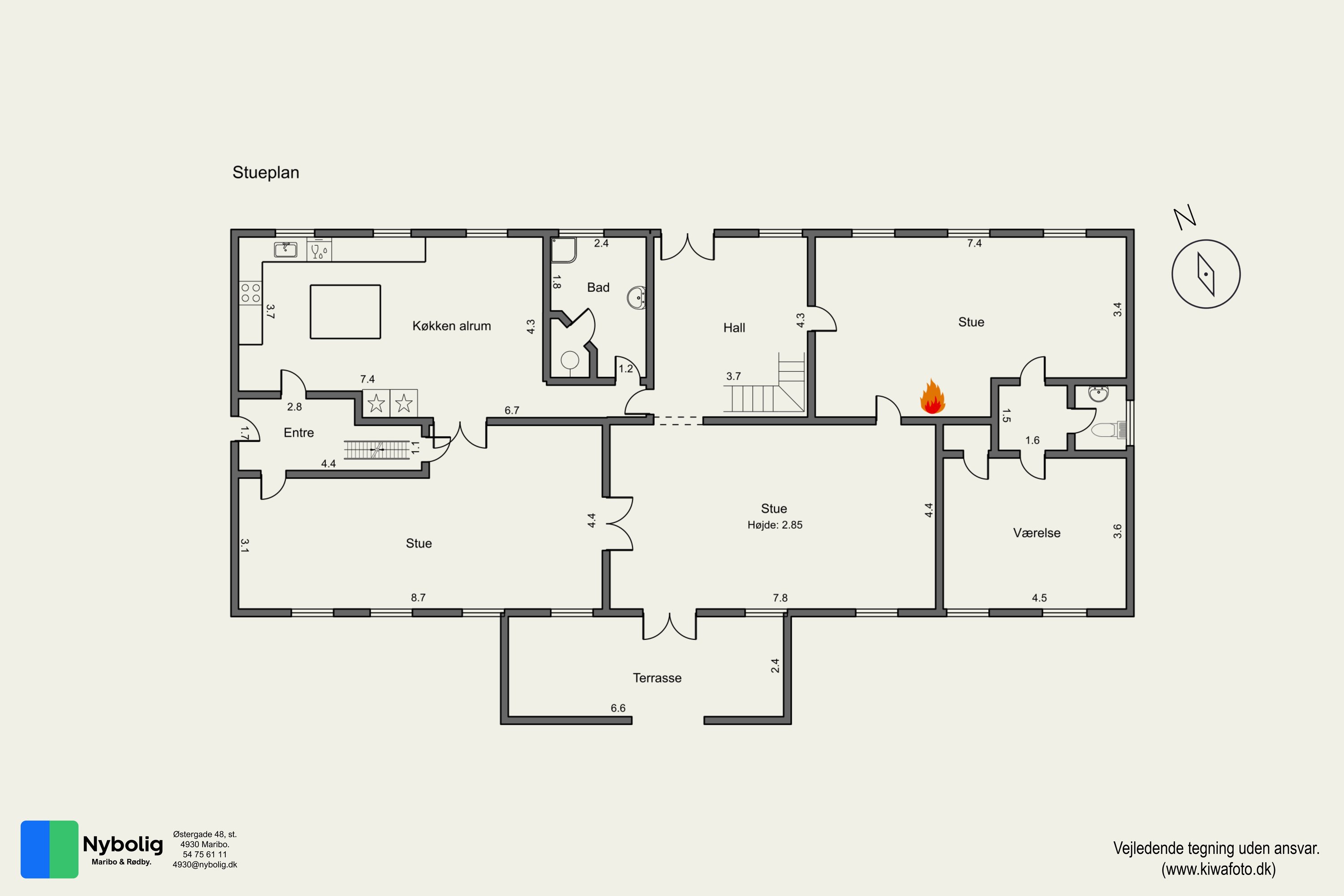 Plantegninger billede af Øltappervej 4, 4952 Stokkemarke