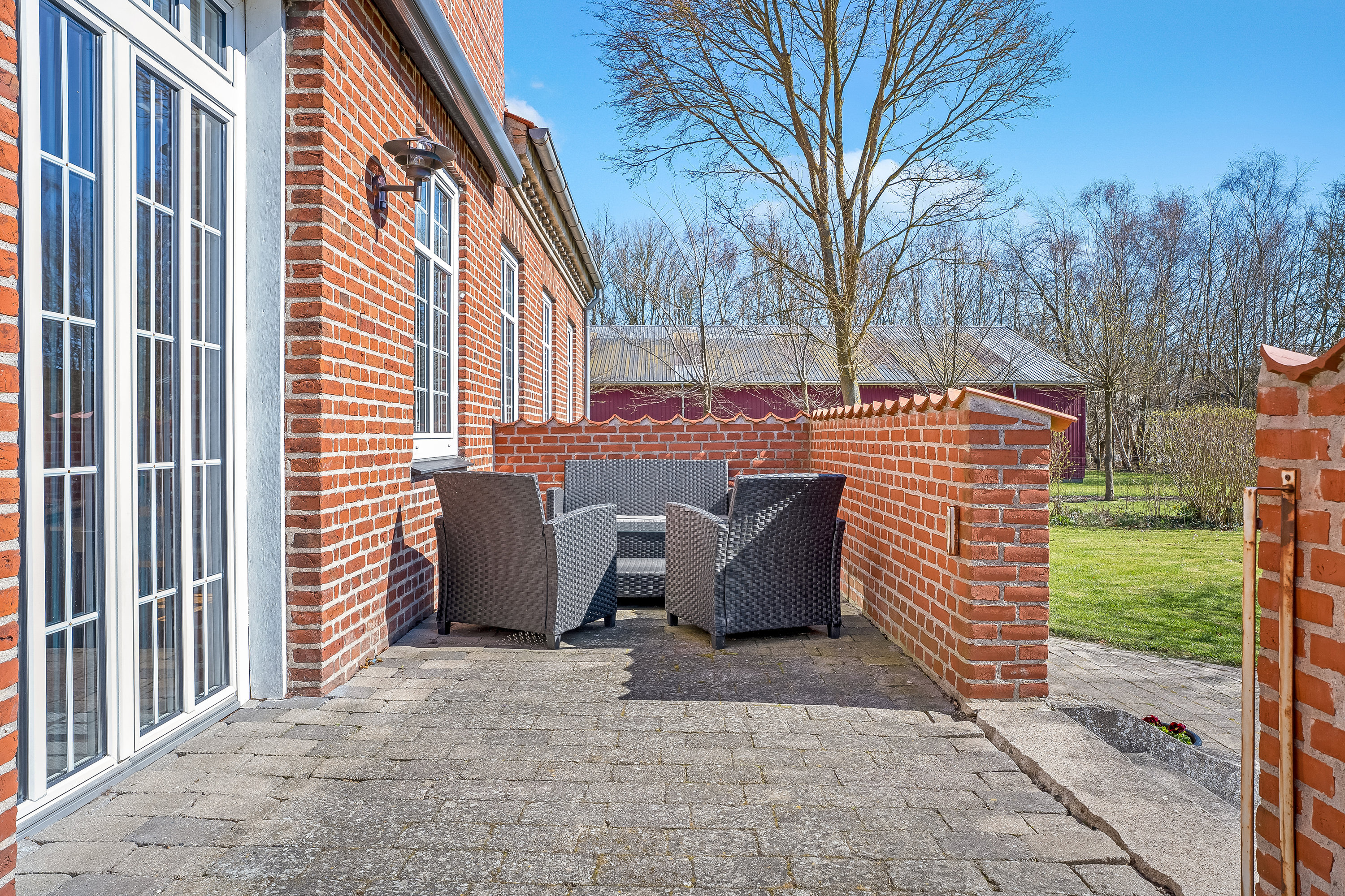 Fremhævet terrasse billede i fuldskærmstilstand. Billede af Øltappervej 4, 4952 Stokkemarke