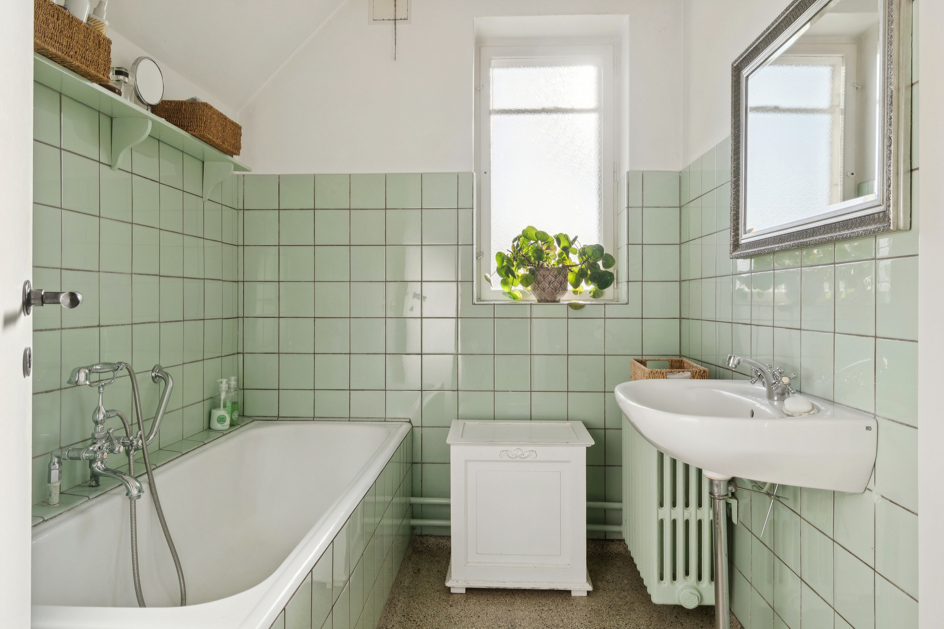 Fremhævet badeværelse billede i fuldskærmstilstand. Billede af Rysagervej 6, 4690 Haslev