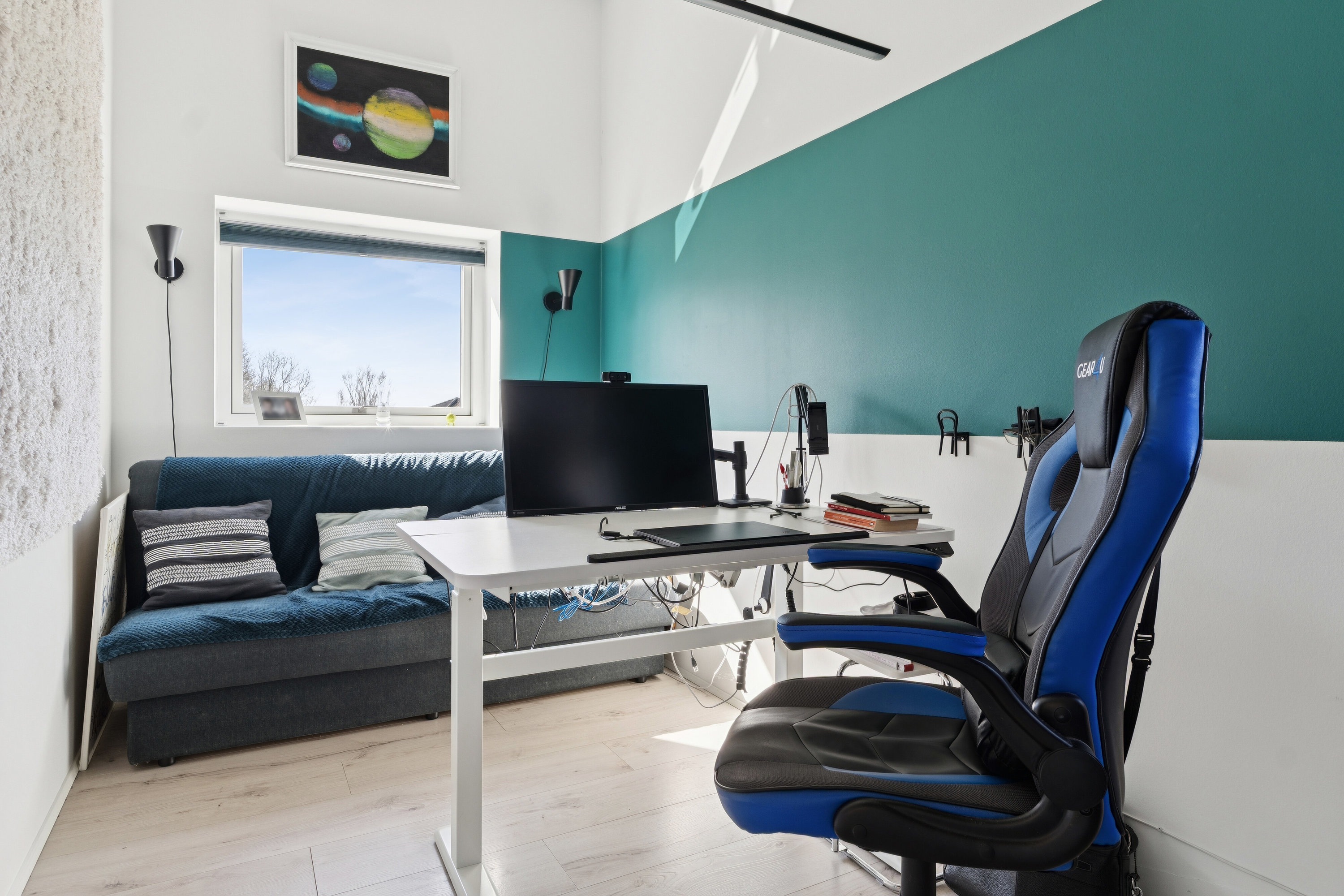 Fremhævet arbejdsværelse billede i fuldskærmstilstand. Billede af Svaneparken 253, 7430 Ikast