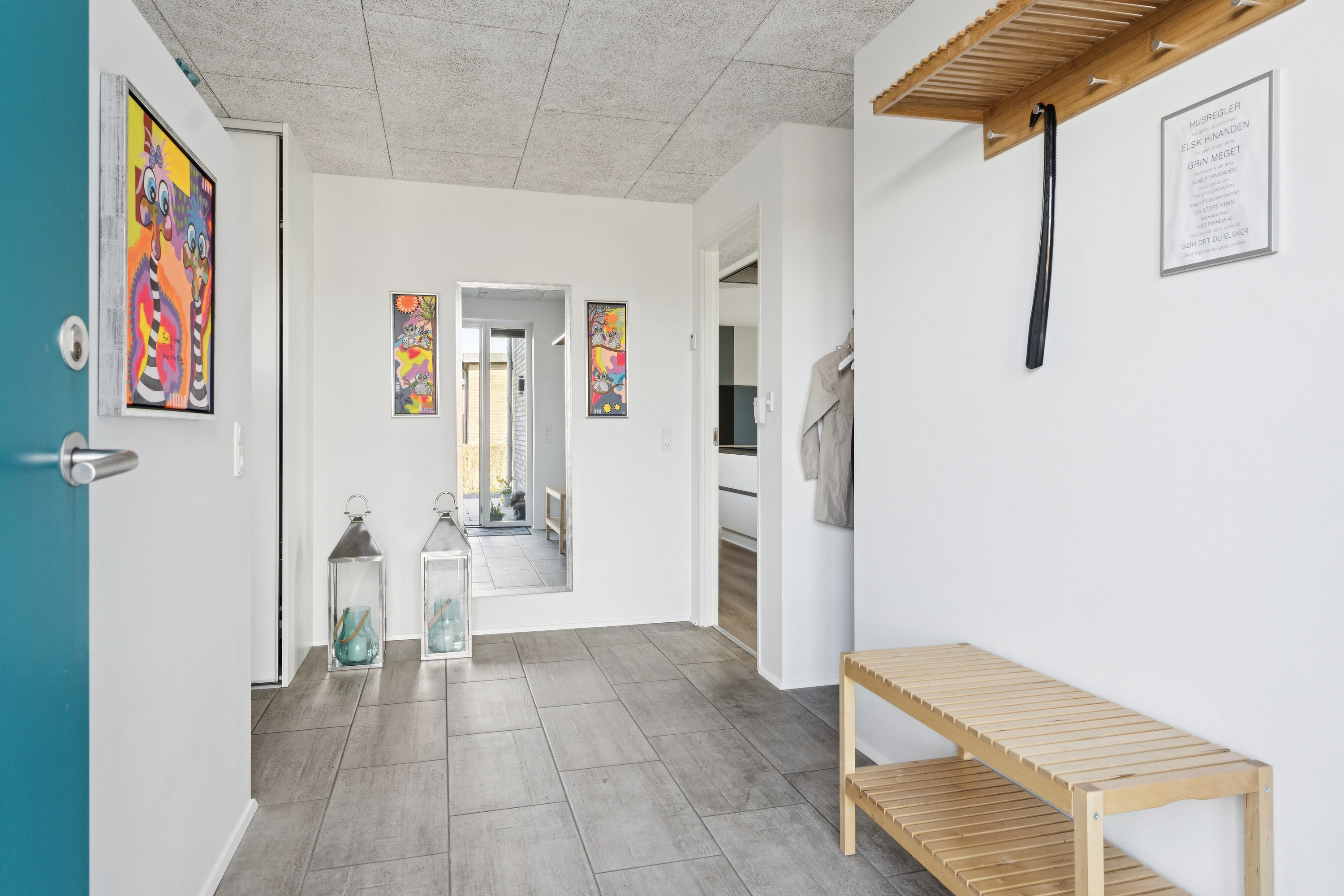 Fremhævet gang billede i fuldskærmstilstand. Billede af Svaneparken 253, 7430 Ikast