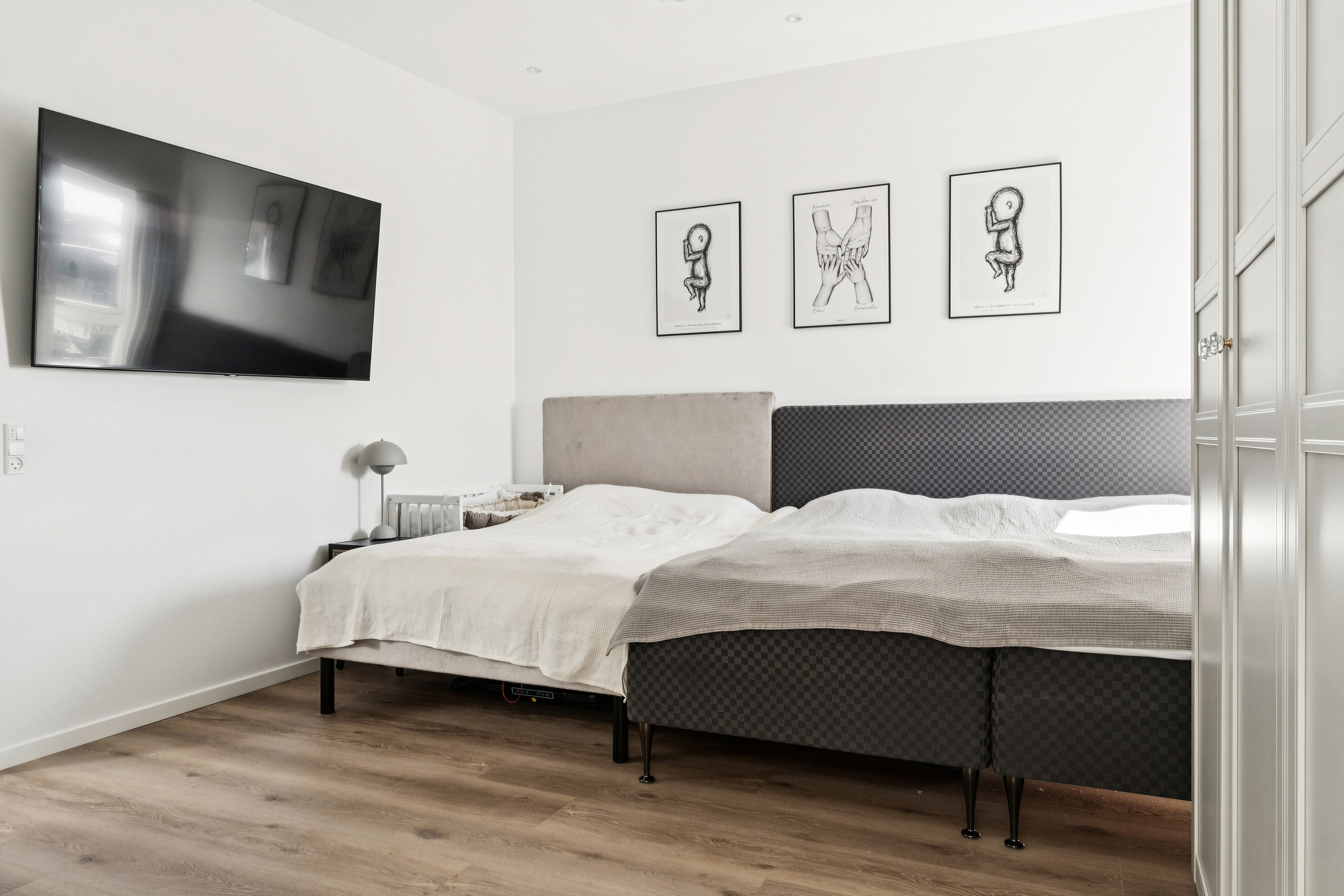 Fremhævet soveværelse billede i fuldskærmstilstand. Billede af Eskelunden 12, 4700 Næstved