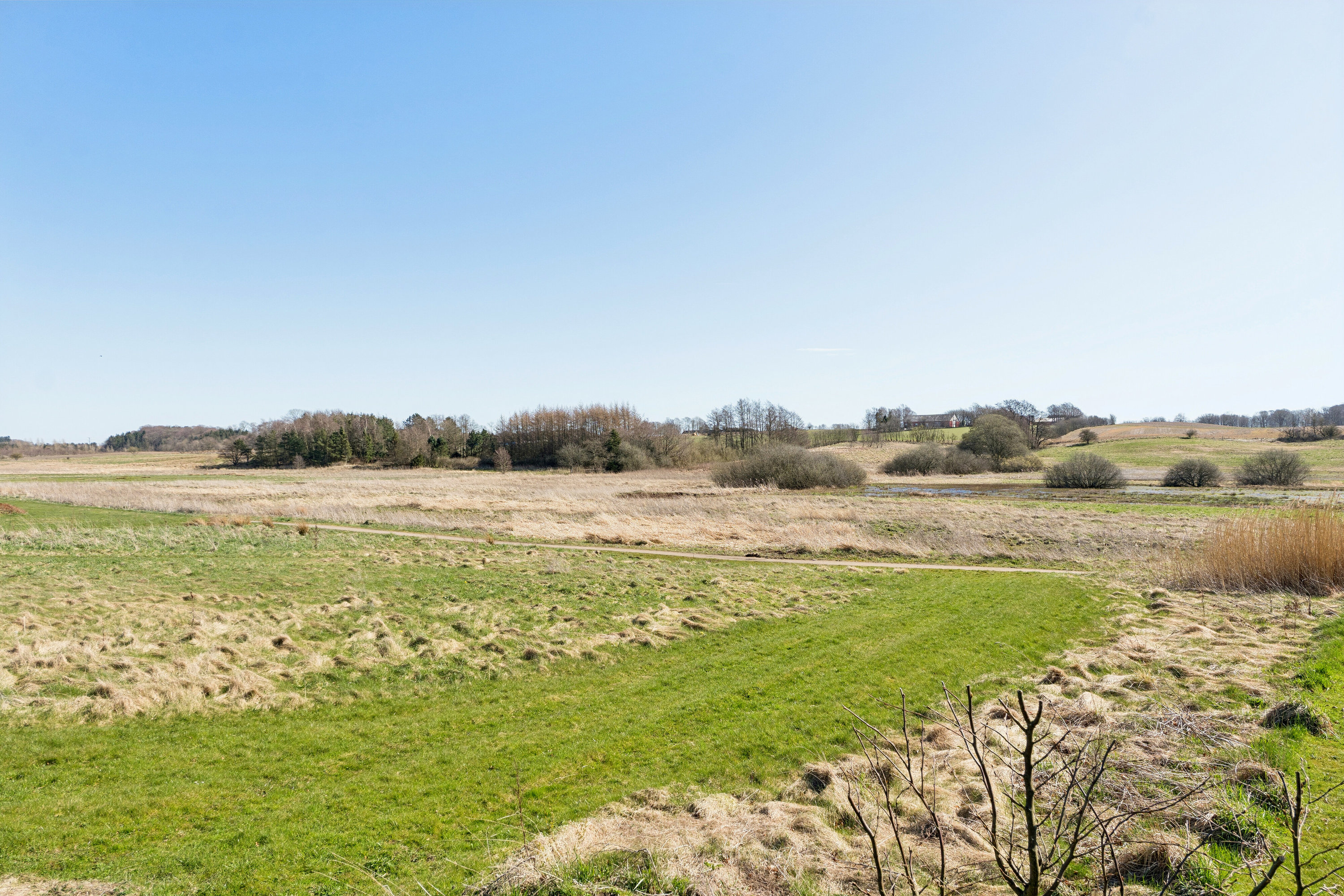 Fremhævet set fra haven billede i fuldskærmstilstand. Billede af Jytte Borbergs Vej 17, 8620 Kjellerup