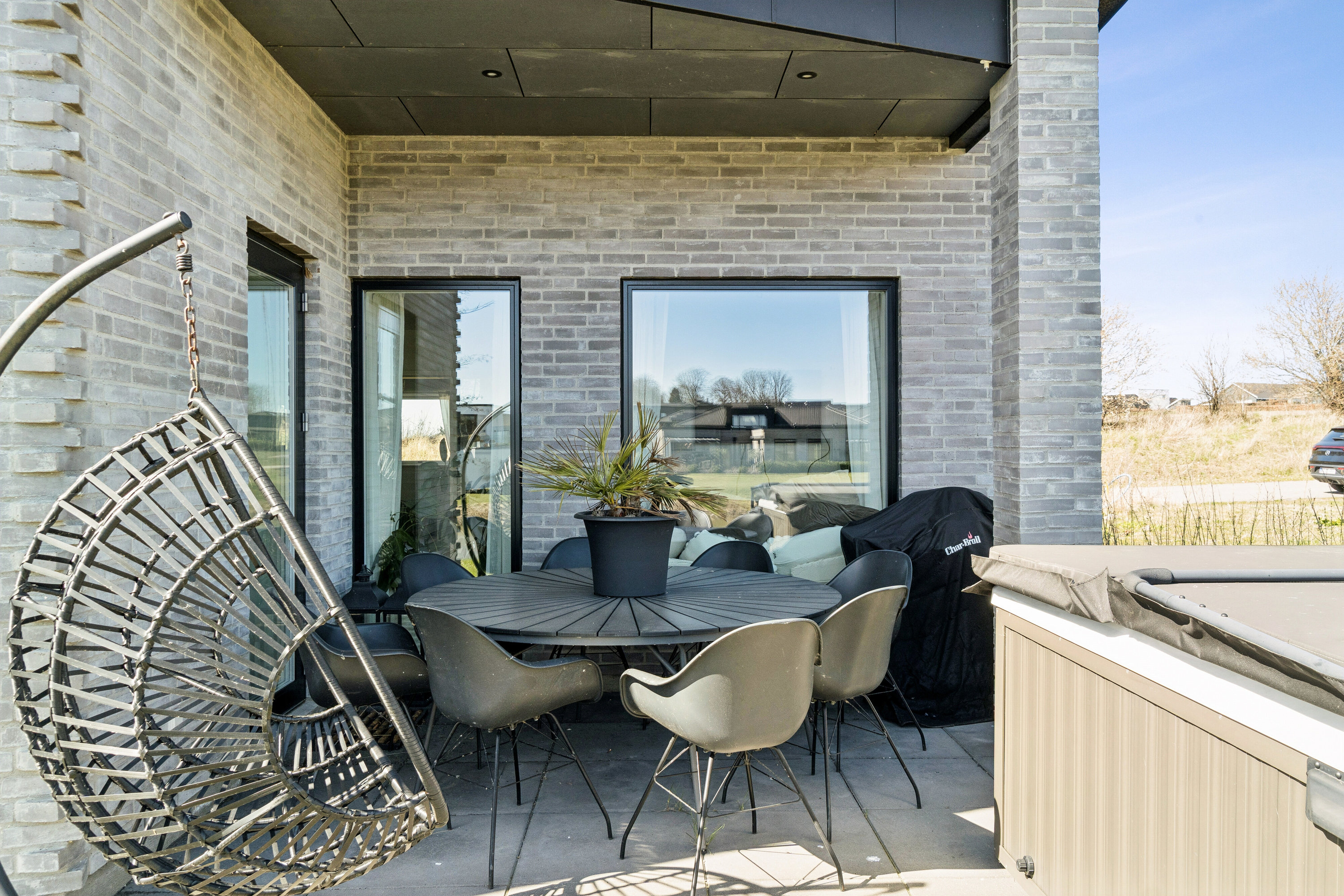 Fremhævet terrasse billede i fuldskærmstilstand. Billede af Eskelunden 12, 4700 Næstved