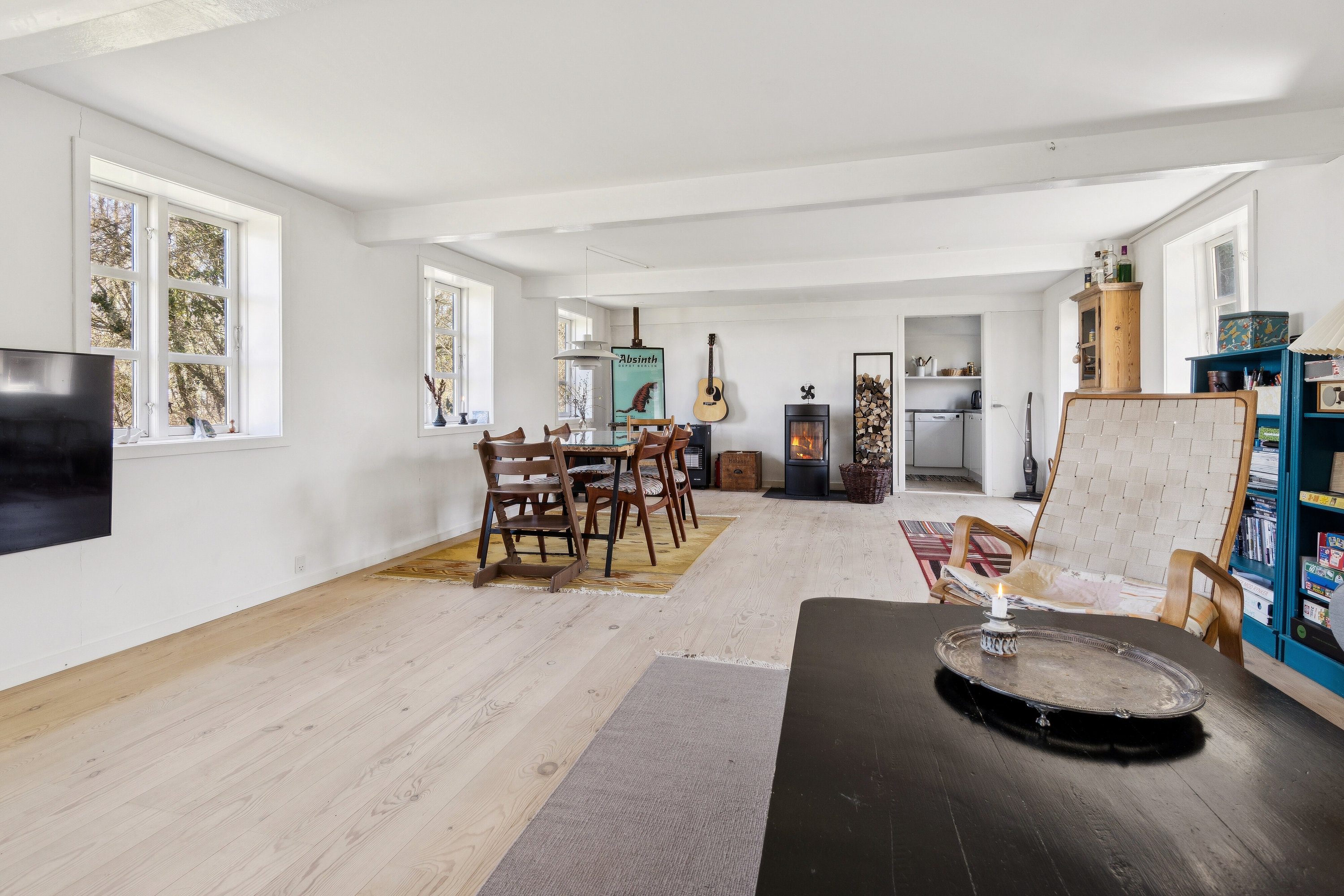 Fremhævet spisestue billede i fuldskærmstilstand. Billede af Bøjerenden 7, Snogebæk, 3730 Nexø