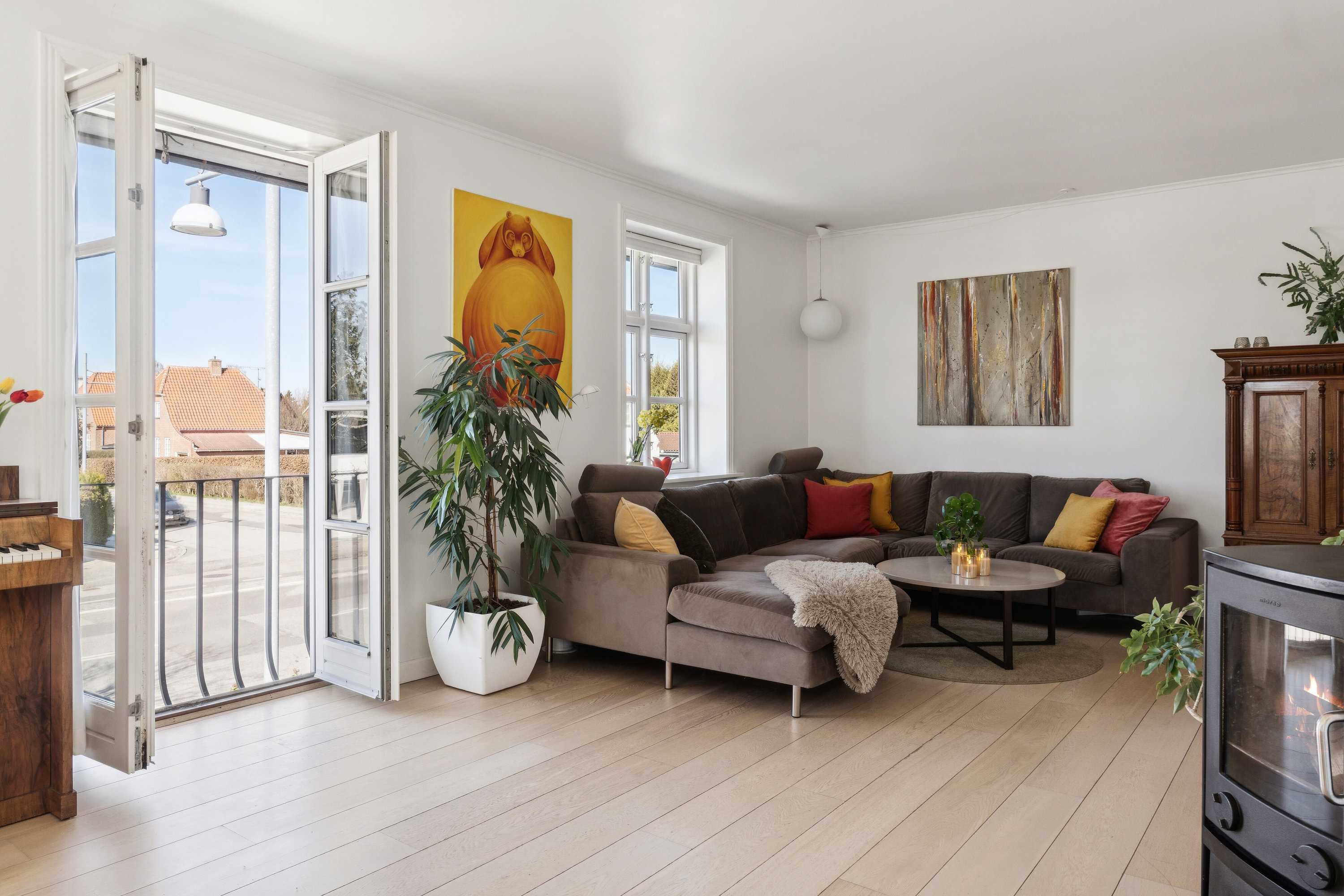 Fremhævet stue billede i fuldskærmstilstand. Billede af Nørre Alle 22, 2600 Glostrup