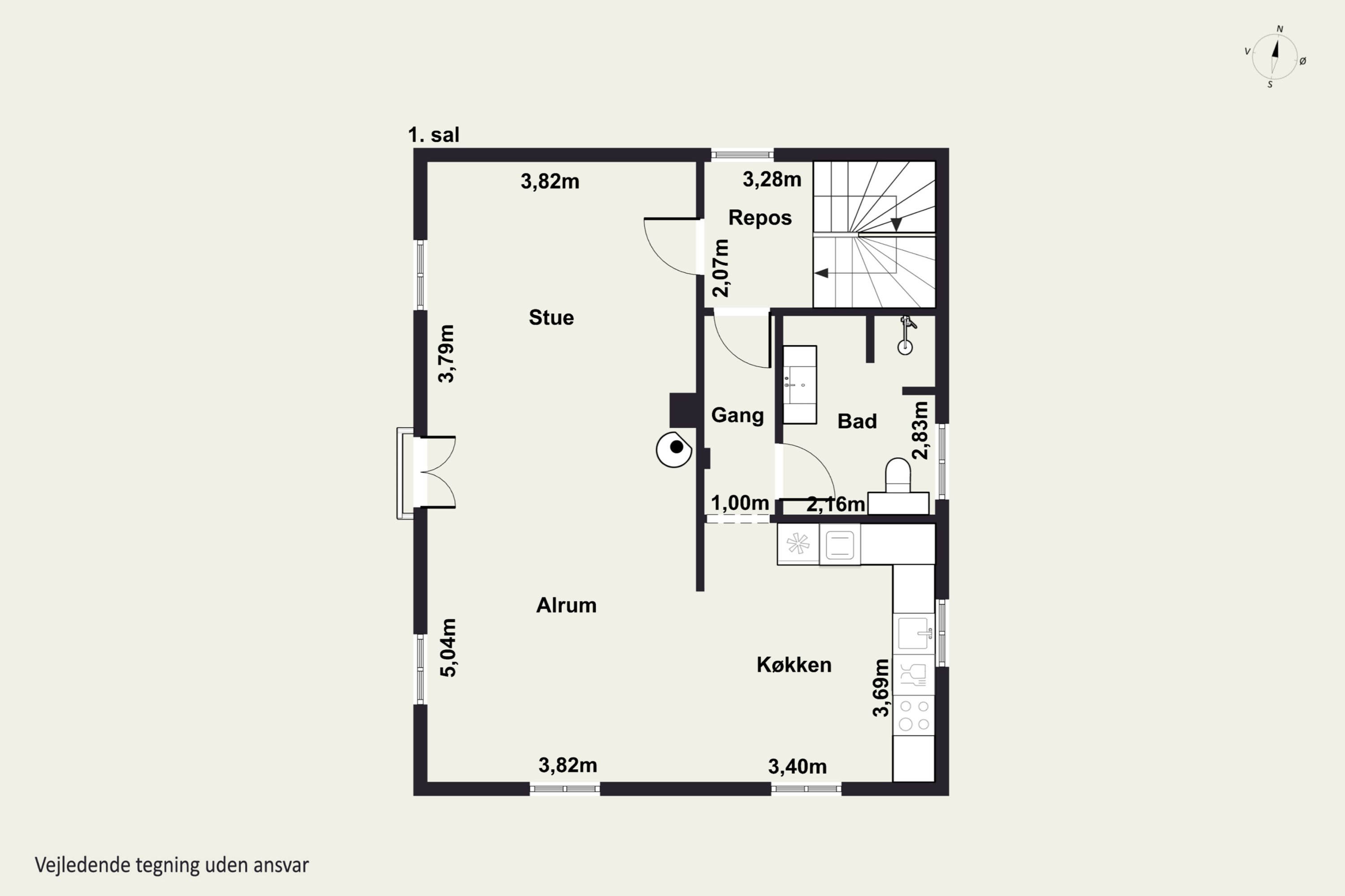 Plantegninger billede af Nørre Alle 22, 2600 Glostrup