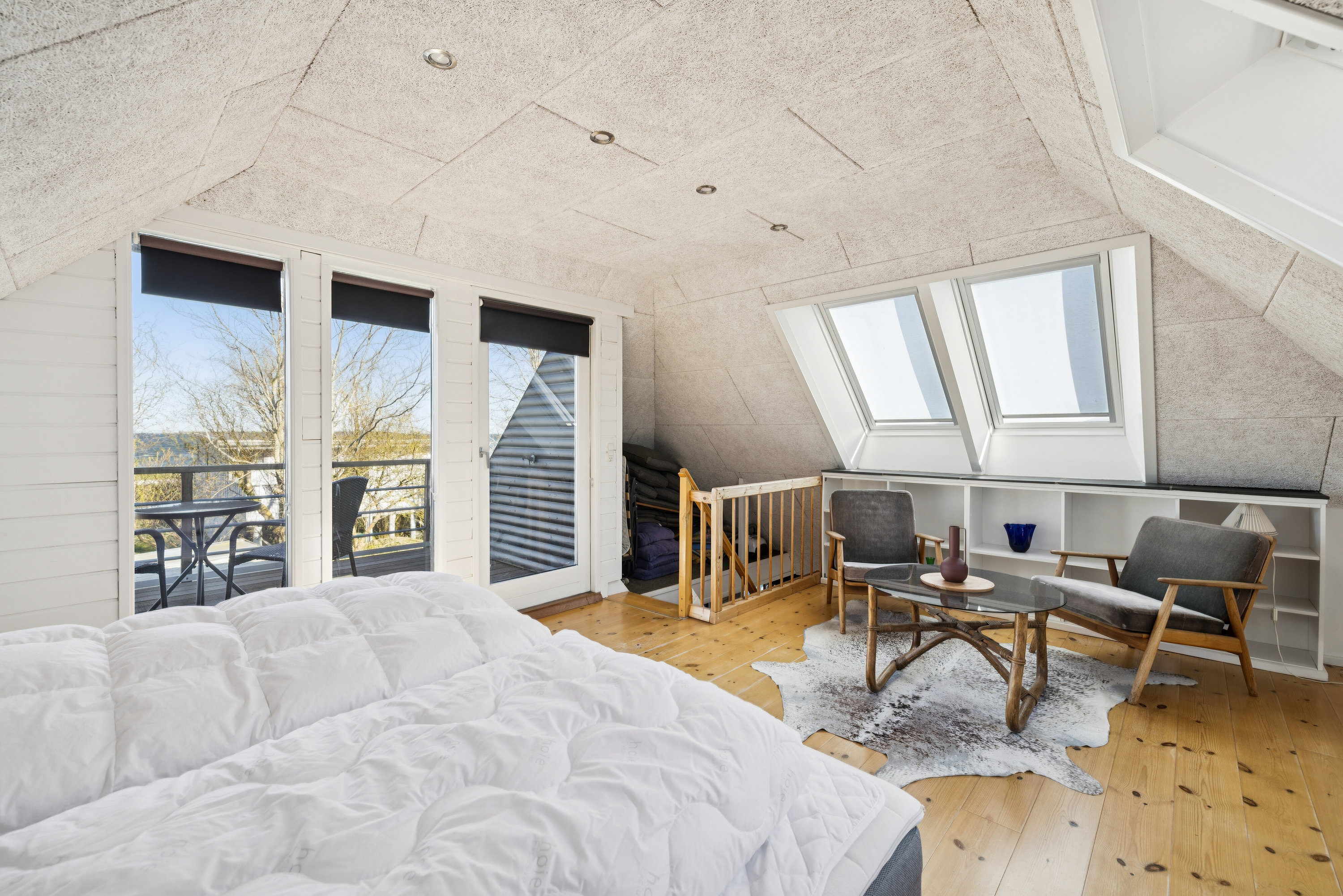 Fremhævet soveværelse billede i fuldskærmstilstand. Billede af Kystvej 7, Maemosen, 5871 Frørup