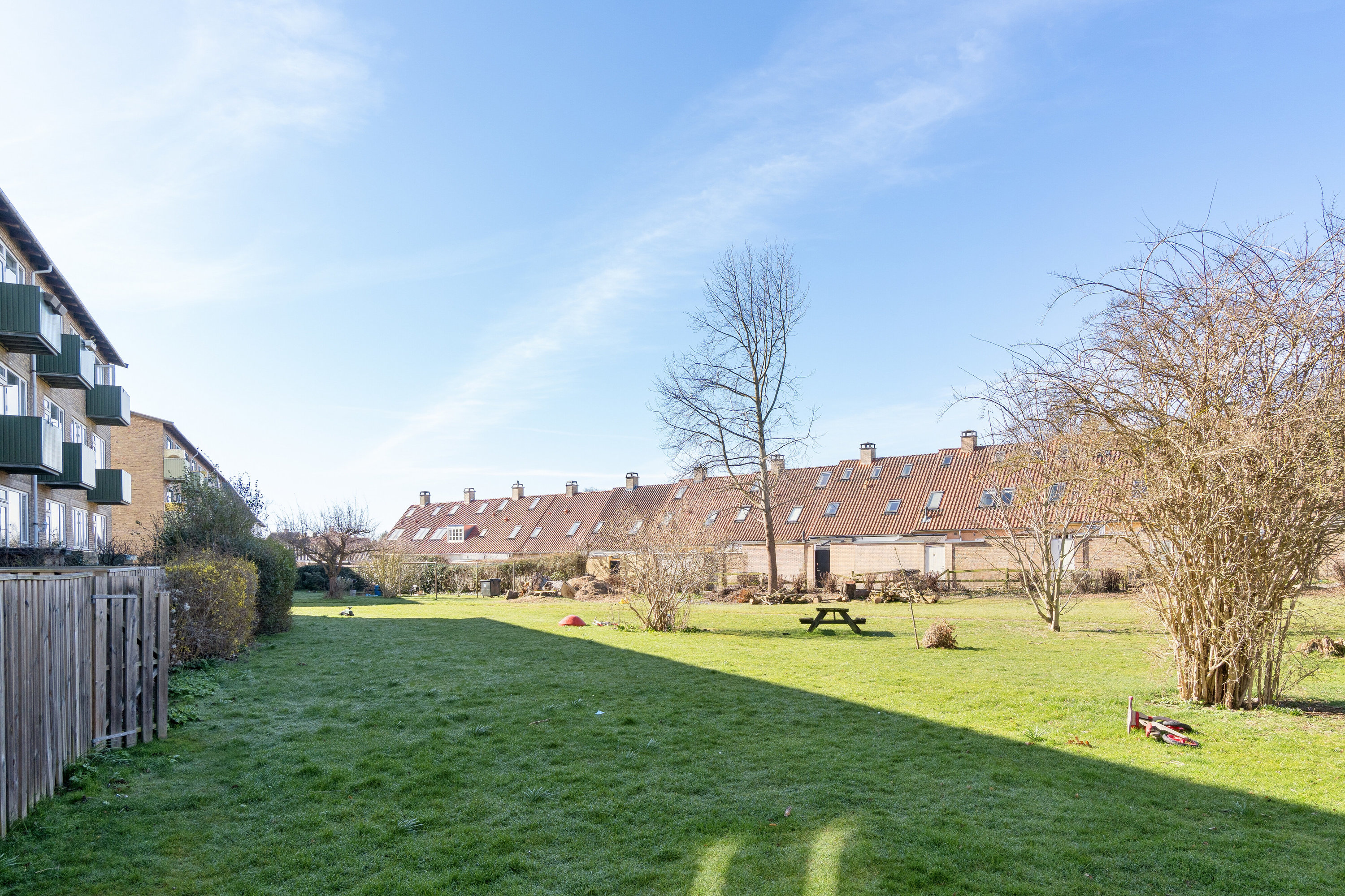 Fremhævet set fra haven billede i fuldskærmstilstand. Billede af Hvidovrevej 8, 1. tv., 2610 Rødovre