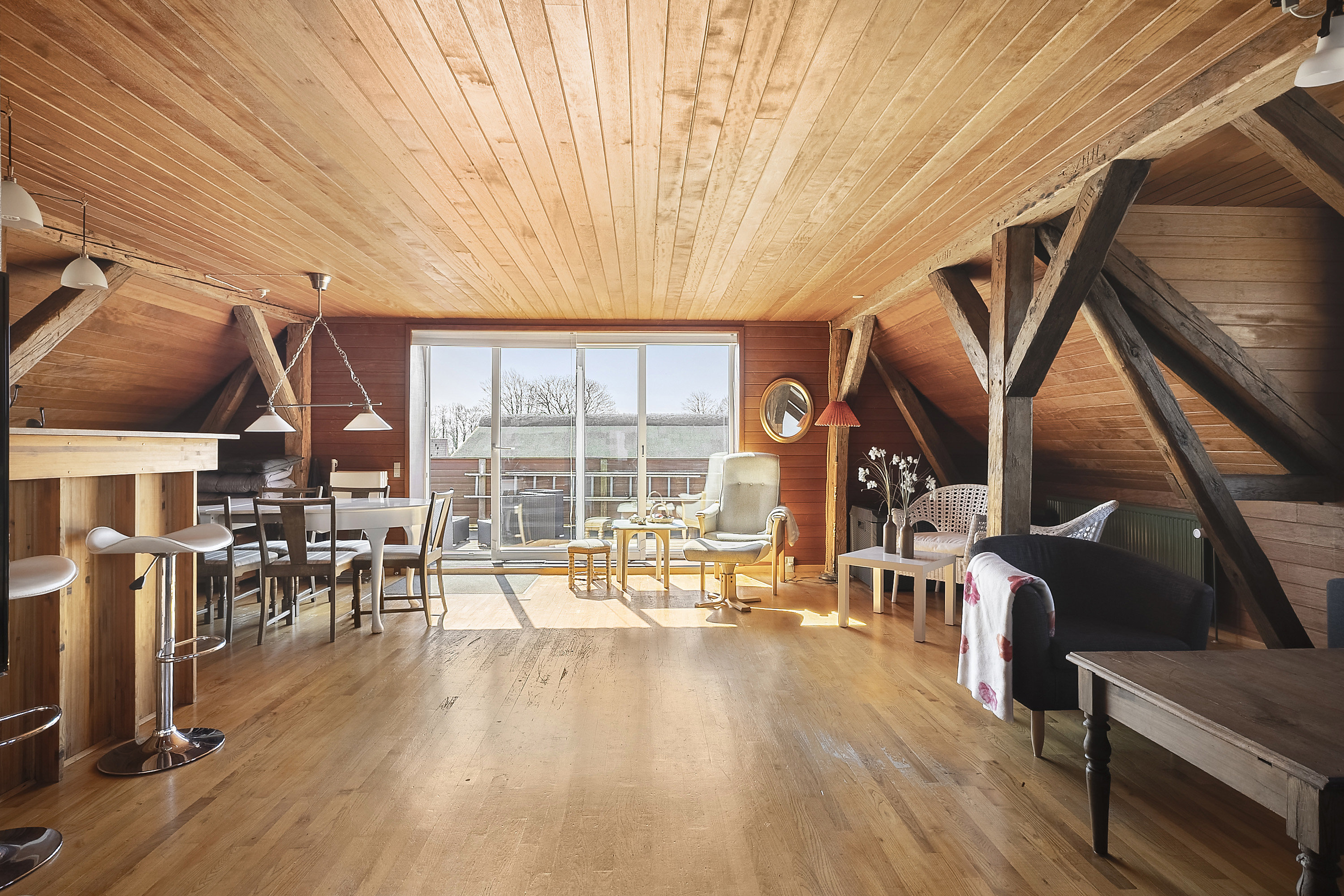 Fremhævet stue billede i fuldskærmstilstand. Billede af Aarø 162, 6100 Haderslev