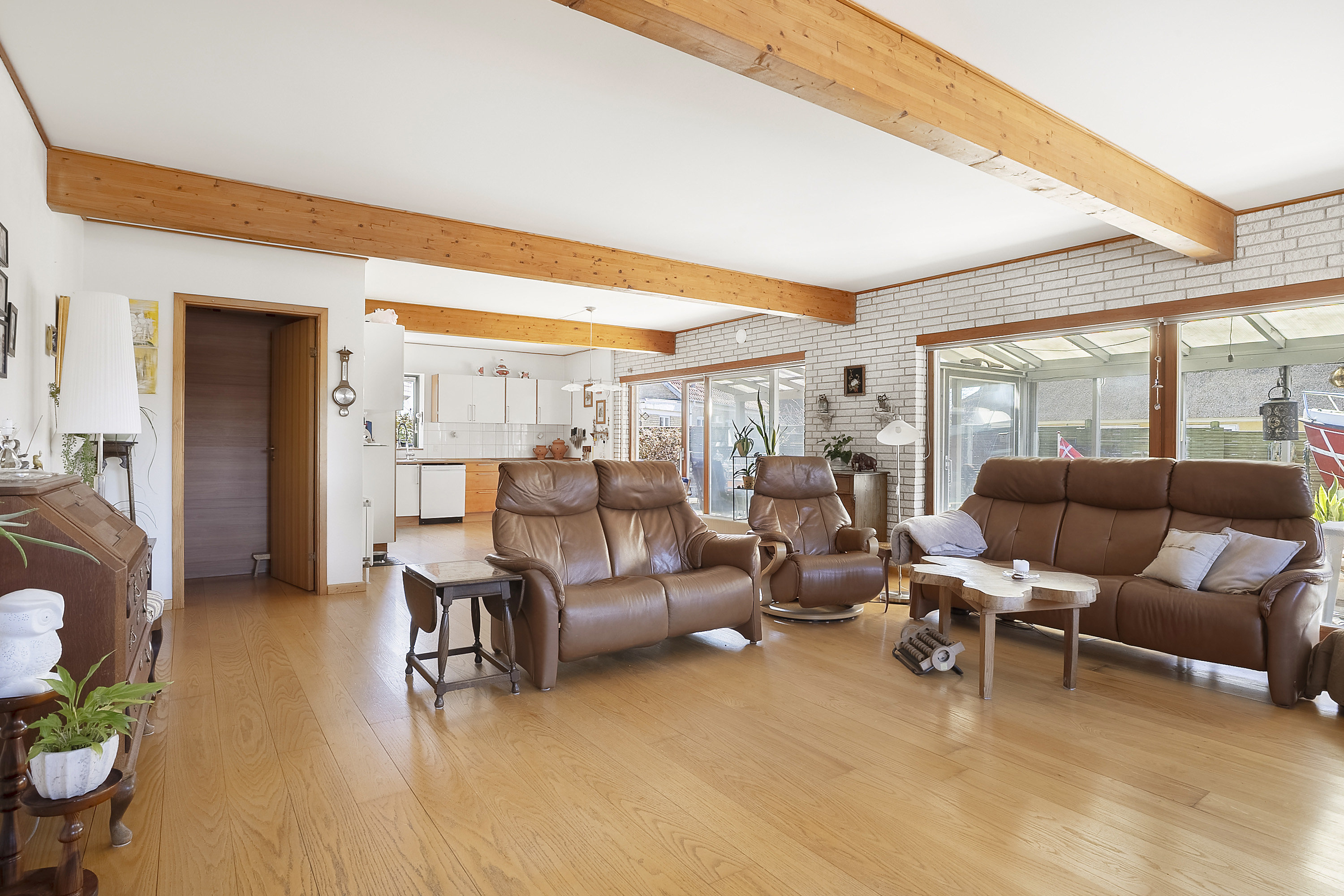 Fremhævet stue billede i fuldskærmstilstand. Billede af Aarø 162, 6100 Haderslev