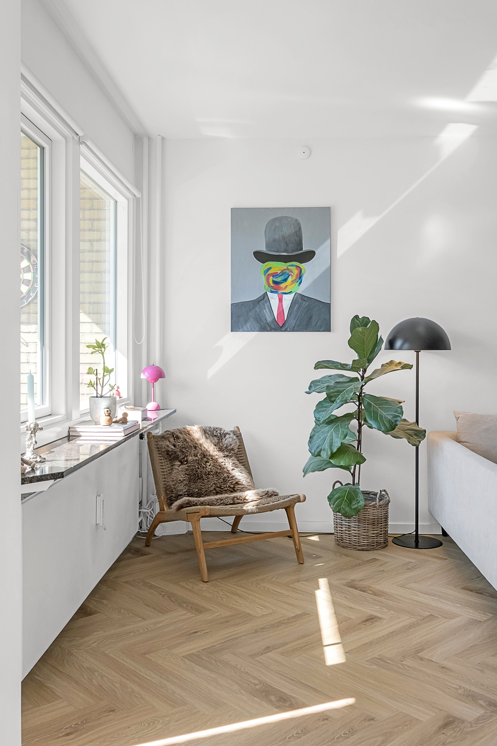 Fremhævet stue billede i fuldskærmstilstand. Billede af Skanderborgvej 40, 1. 1., 8000 Aarhus C