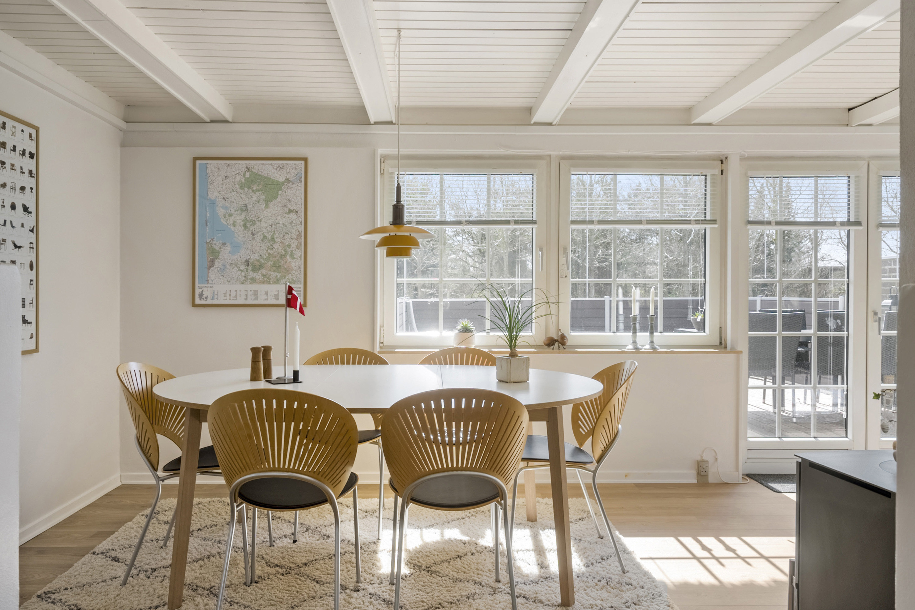 Fremhævet spisestue billede i fuldskærmstilstand. Billede af Vester Mosevej 55, Husby, 6990 Ulfborg