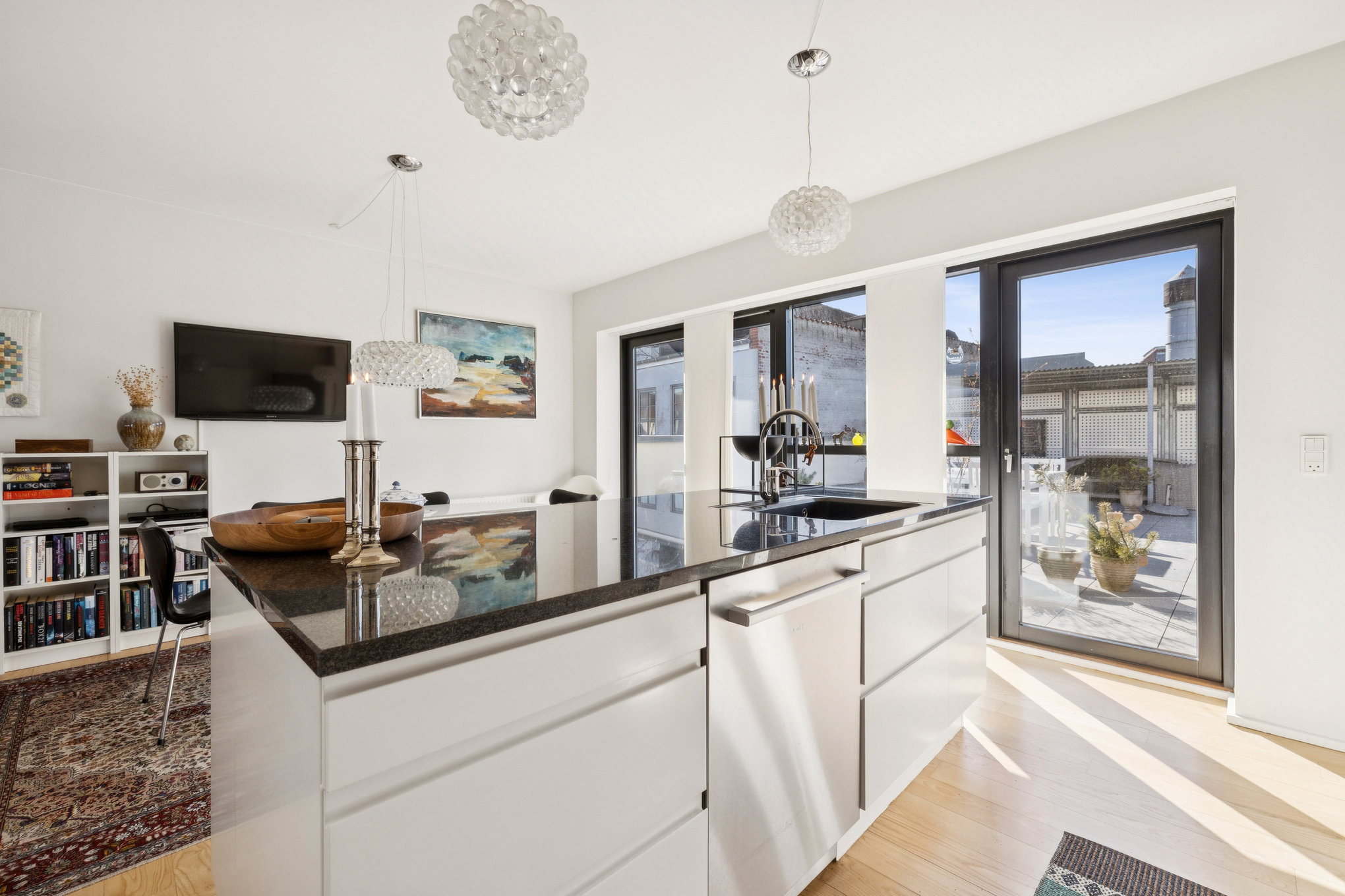 Fremhævet køkken billede i fuldskærmstilstand. Billede af Rådhusstræde 4F, 8900 Randers C