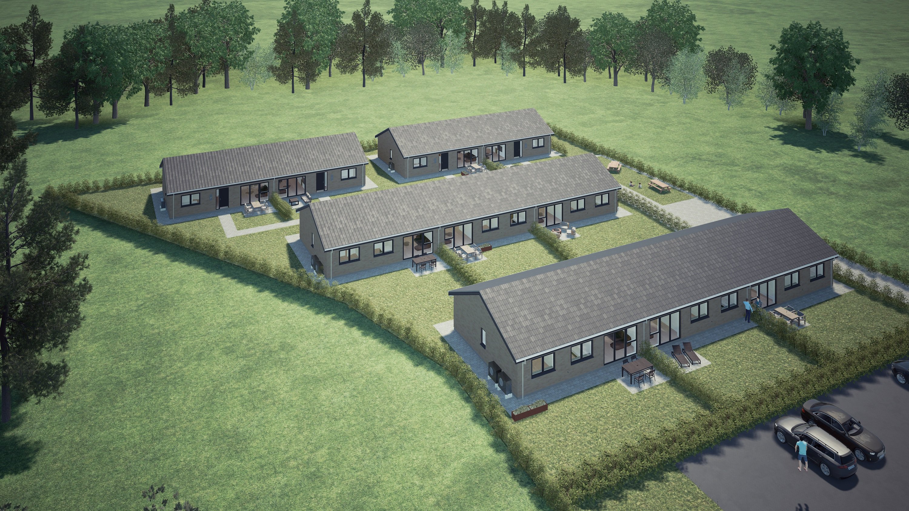 Fremhævet nye rækkehuse billede i fuldskærmstilstand. Billede af Odensevej 21G, Nørre Søby, 5792 Årslev