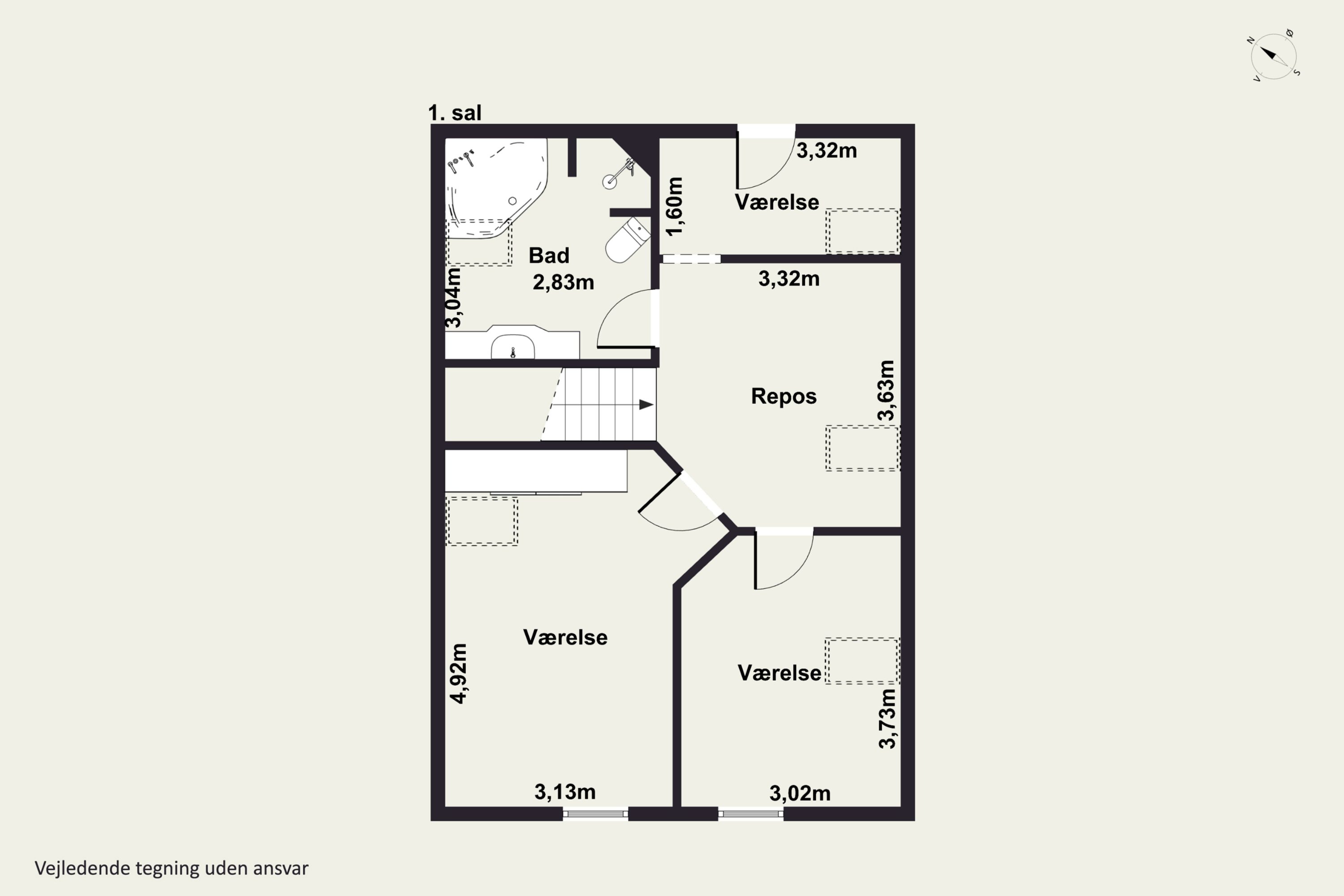 Plantegninger billede af Plantevej 49, Appenæs, 4700 Næstved