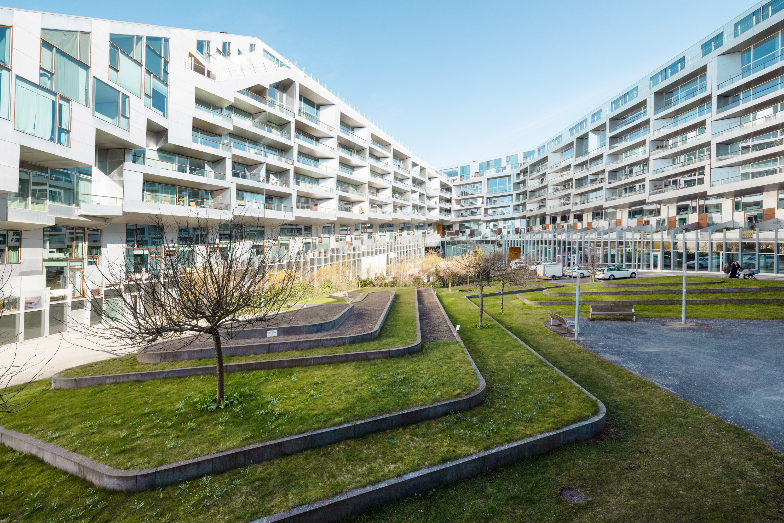 Fremhævet gårdmiljø billede i fuldskærmstilstand. Billede af Richard Mortensens Vej 73, 5. 4., 2300 København S