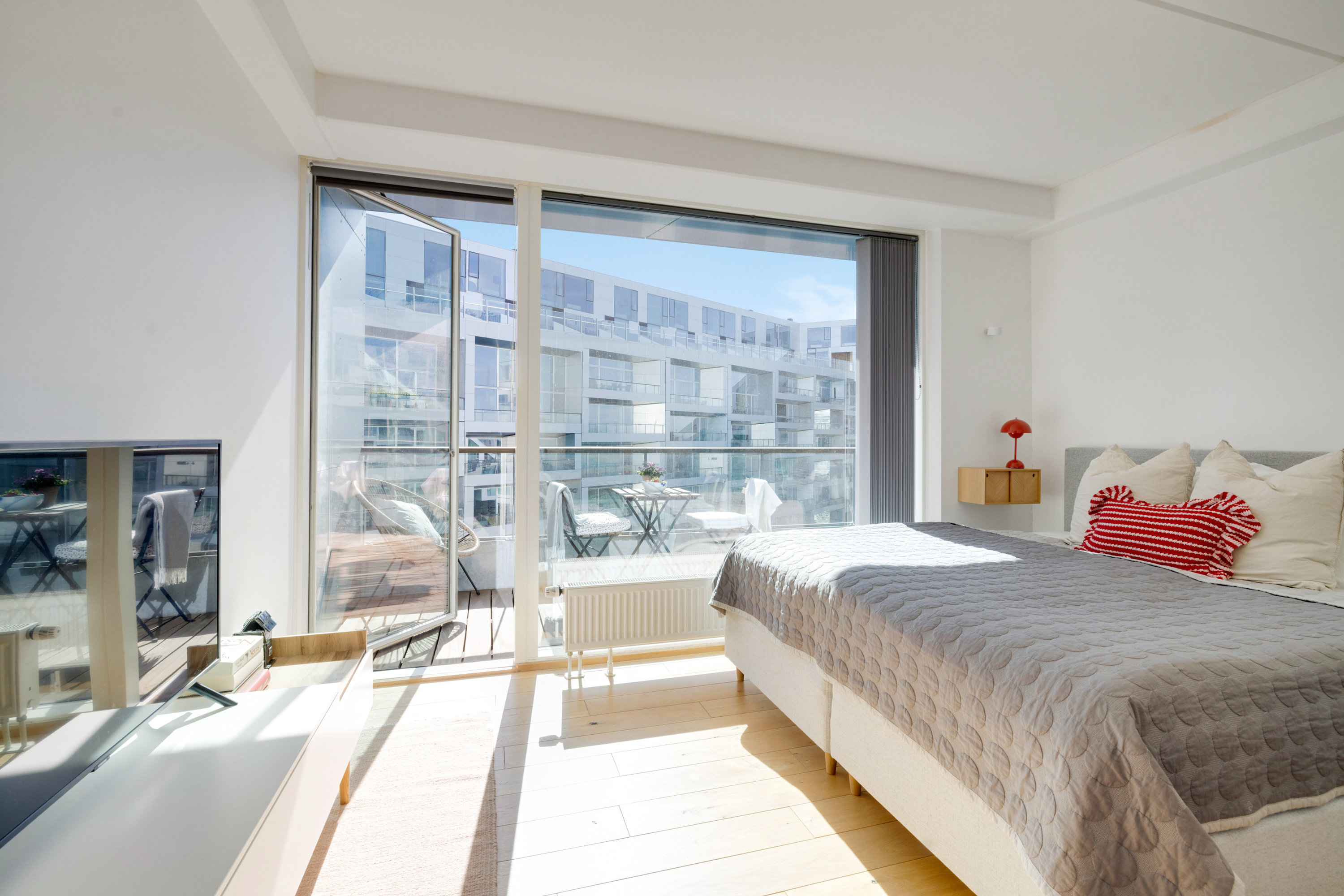 Fremhævet soveværelse billede i fuldskærmstilstand. Billede af Richard Mortensens Vej 73, 5. 4., 2300 København S