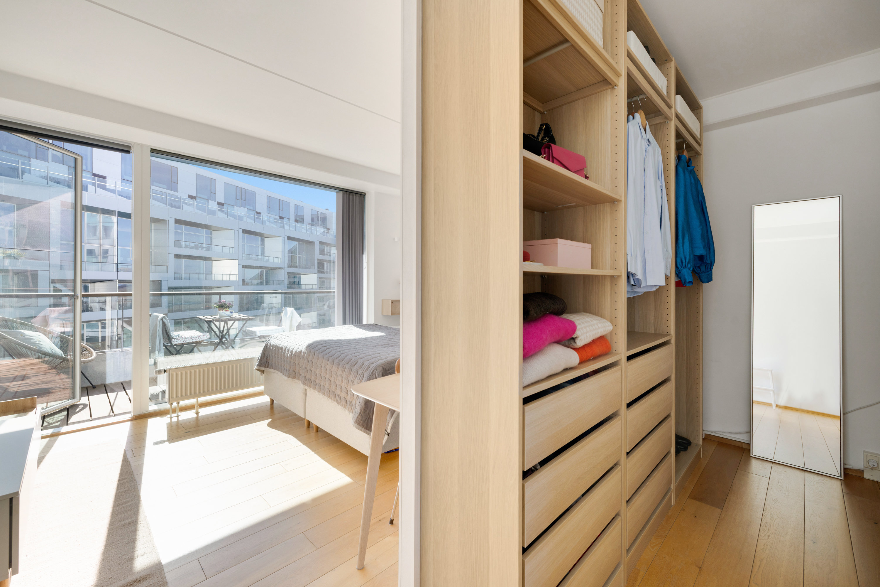 Fremhævet soveværelse billede i fuldskærmstilstand. Billede af Richard Mortensens Vej 73, 5. 4., 2300 København S