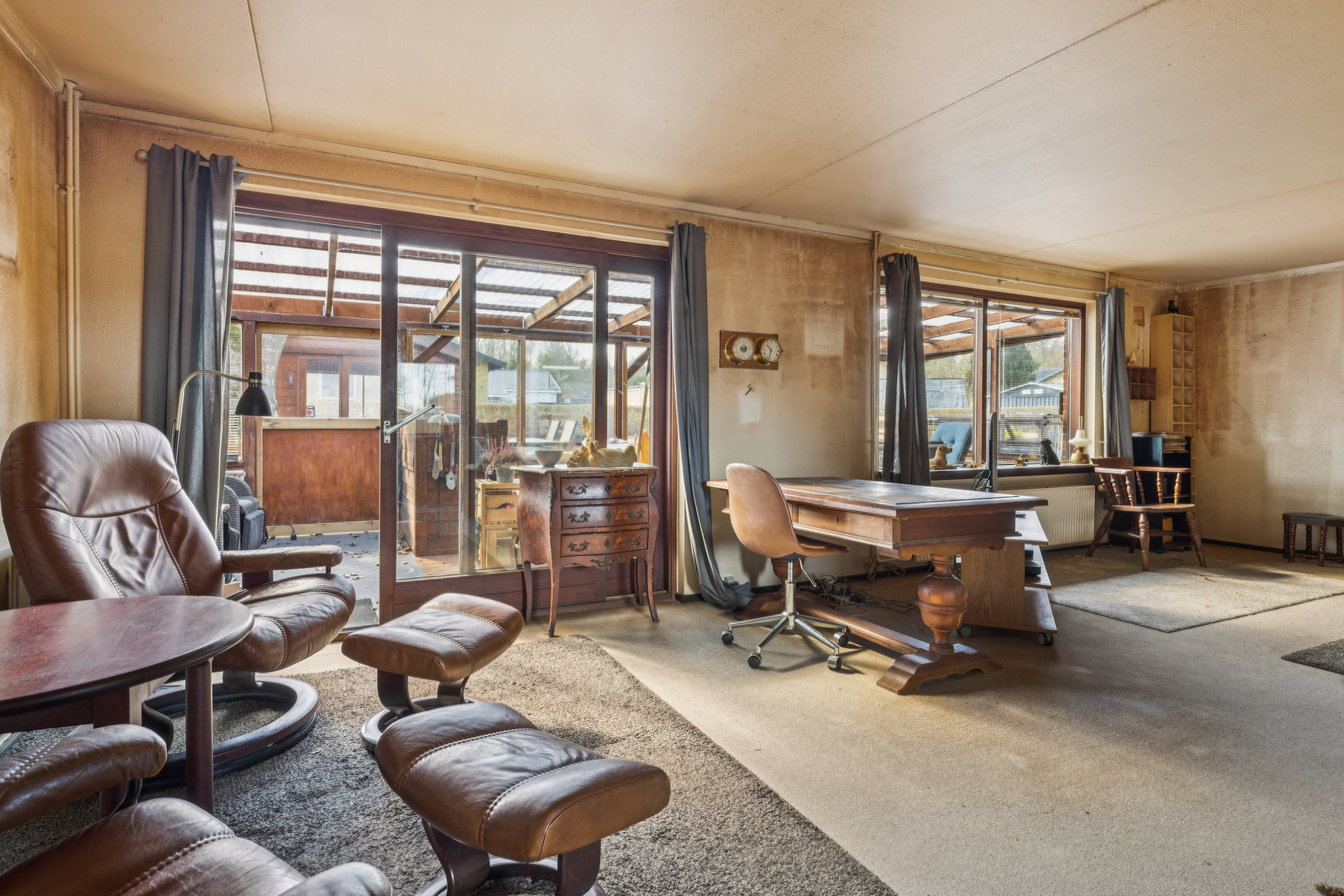 Fremhævet stue billede i fuldskærmstilstand. Billede af Markvænget 1, Sjørup, 8800 Viborg