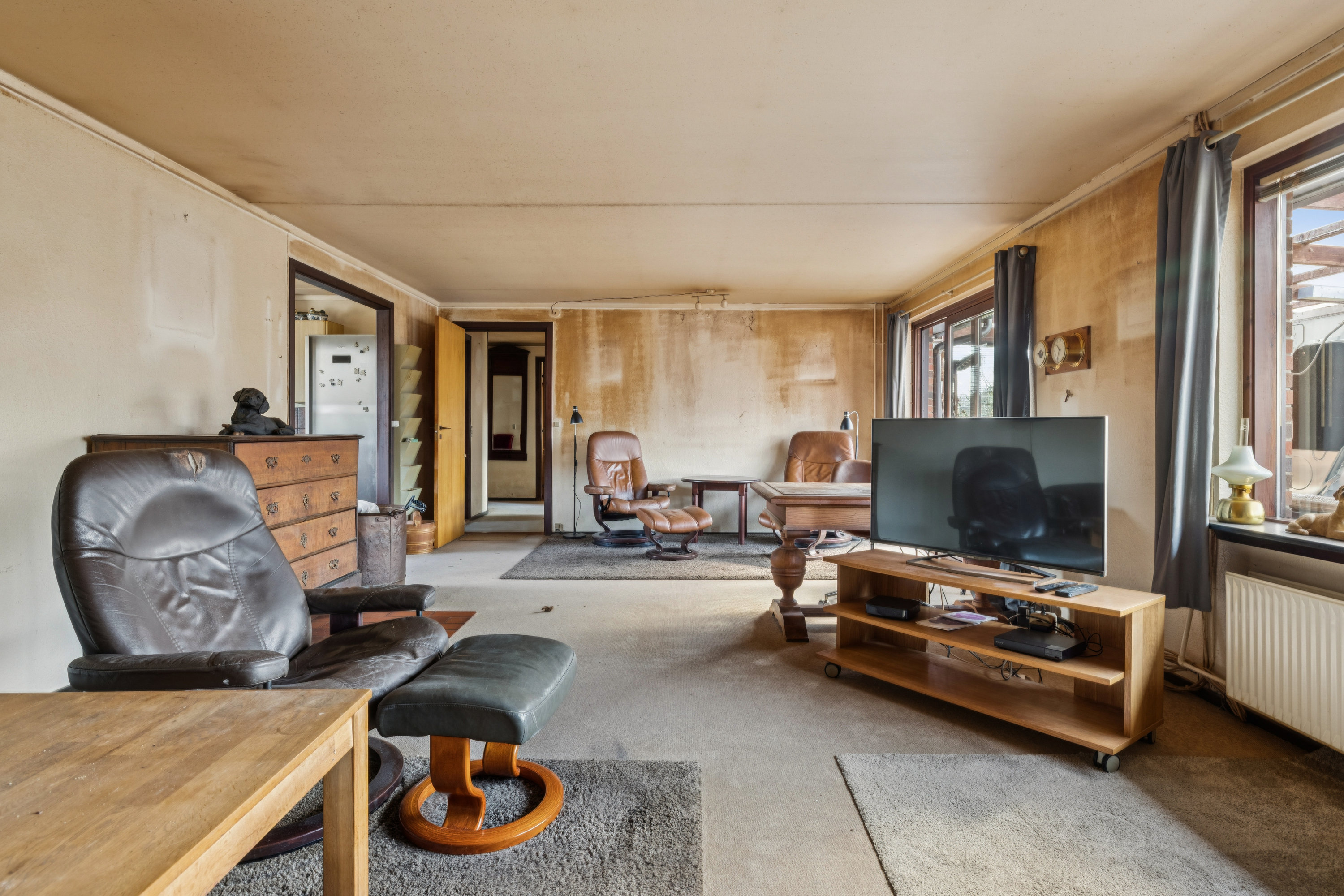 Fremhævet stue billede i fuldskærmstilstand. Billede af Markvænget 1, Sjørup, 8800 Viborg